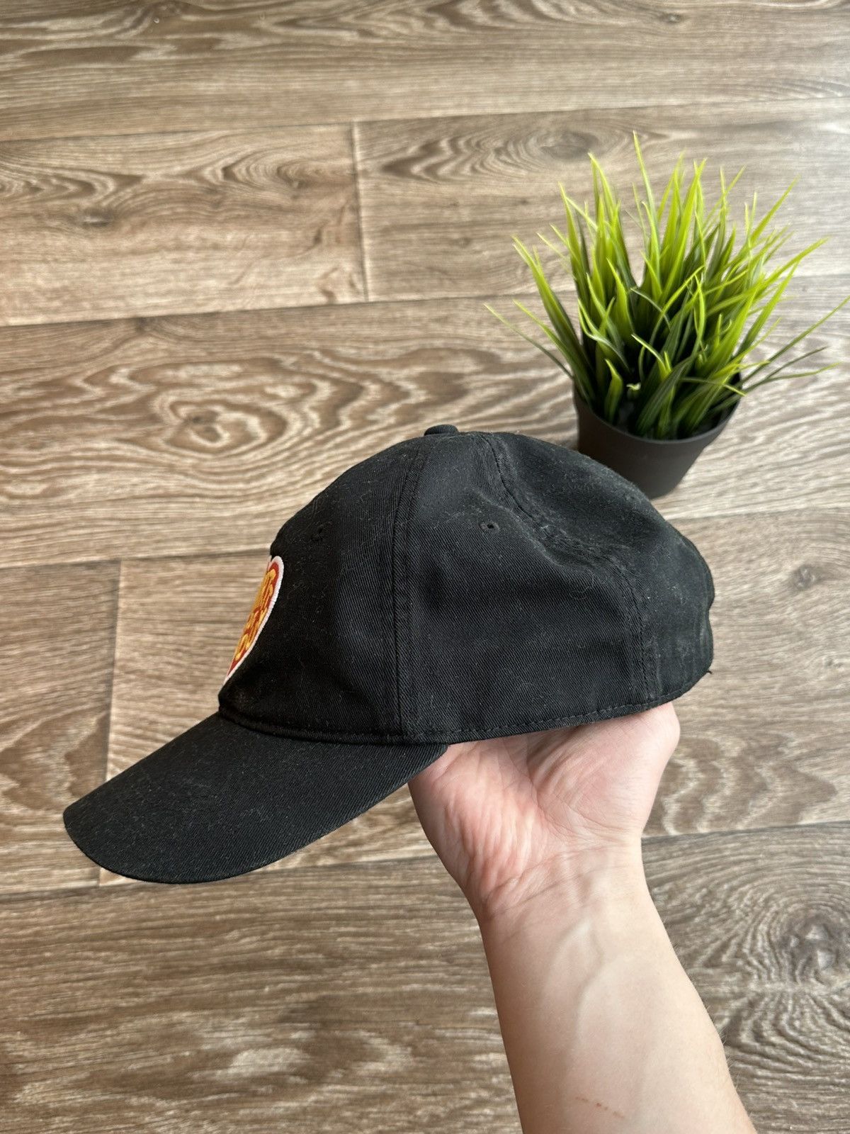 Carhartt 🔥 Carhartt Hartt Of Soul Vintage Logo Black Cap Hat USA Size ONE SIZE - 3 Thumbnail