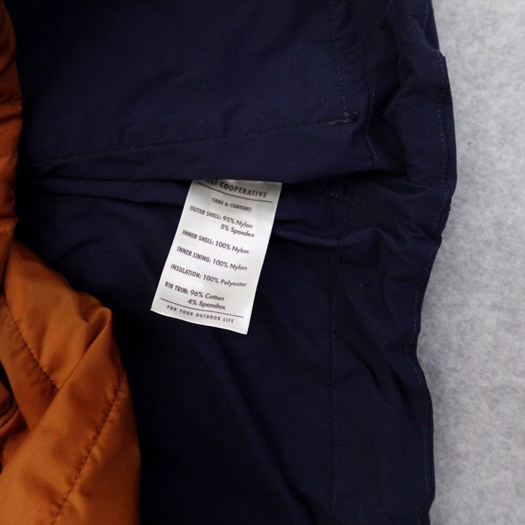 Vintage REI Jacket Womens Large Navy Blue Nylon Hoodie w Buttons Size L / US 10 / IT 46 - 4 Thumbnail