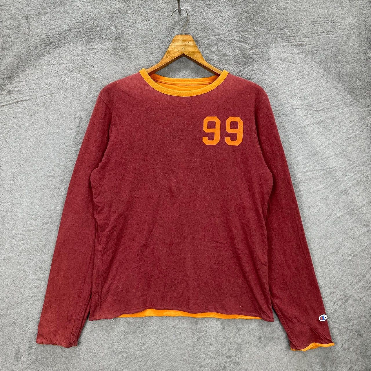 Champion Vintage CHAMPION MONTANA 99 Reversible L/S Tees #2853-C128 Size US M / EU 48-50 / 2 - 11 Thumbnail