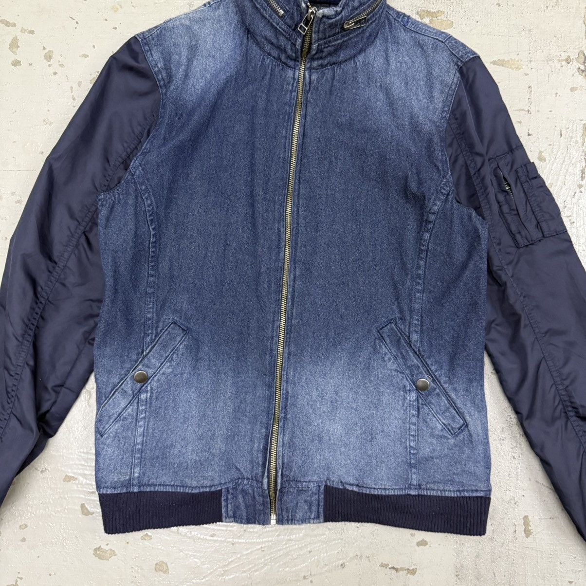 In The Attic In The Attic Hybrid Denim MA-1 Jacket Size US M / EU 48-50 / 2 - 3 Thumbnail