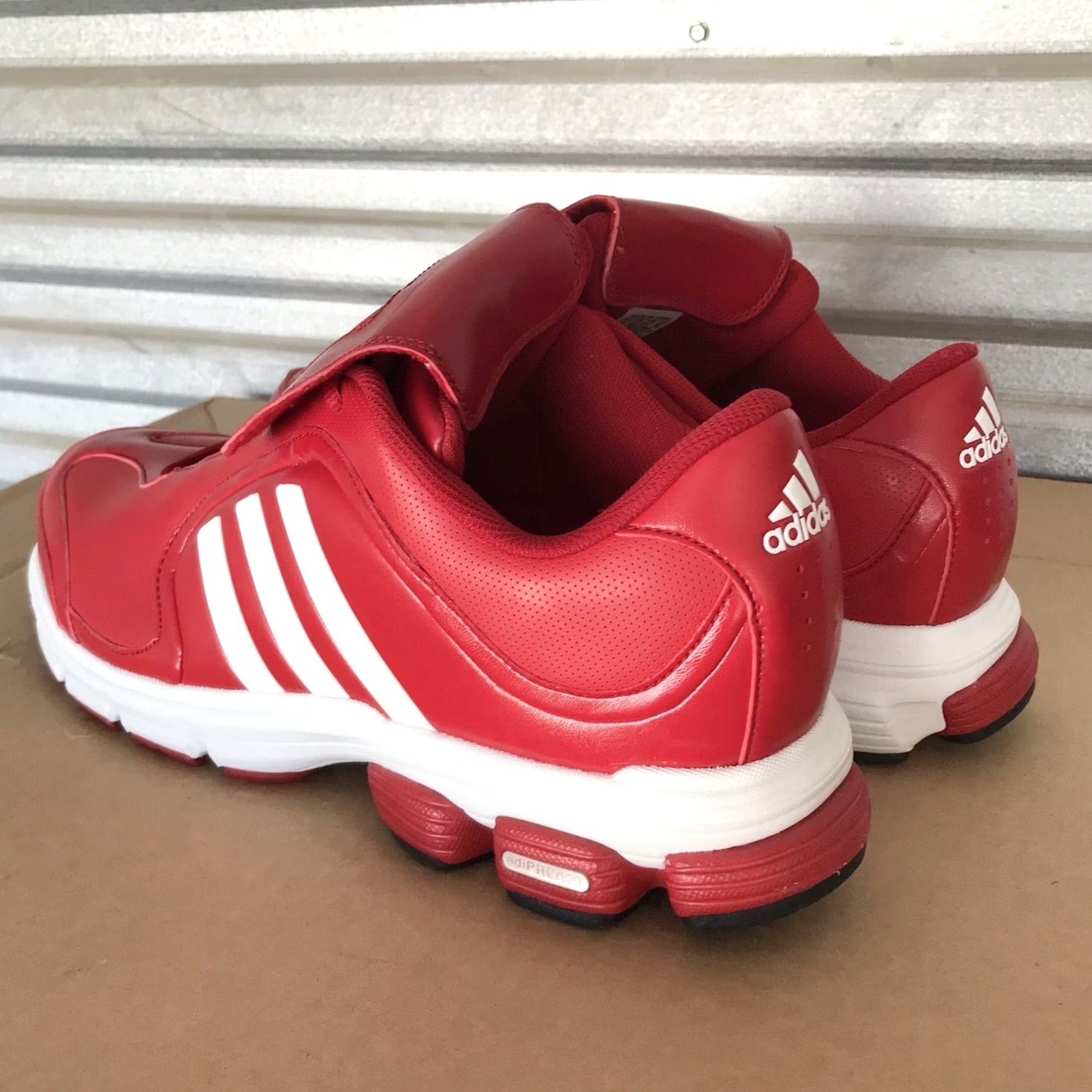 Adidas VINTAGE adidas Adiprene Lace-Up Sneaker Men Red/White 15 2008 Athletic Baseball Running Casual Shoes Sneakers Size US 15 / EU 48 - 3 Thumbnail
