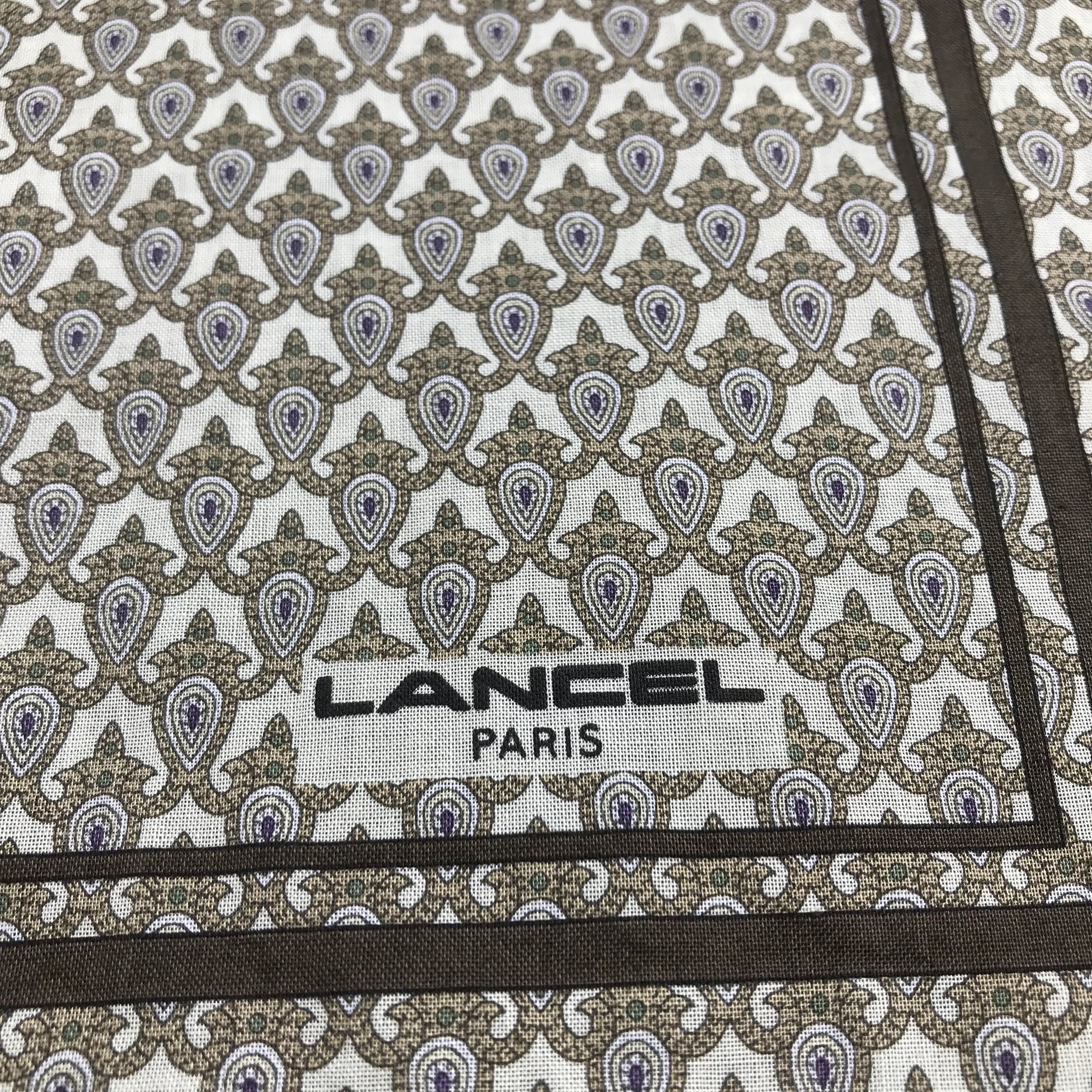 Lancel × Vintage Lancel Handkerchief Neckerchief Bandana H1300 Size ONE SIZE - 3 Thumbnail