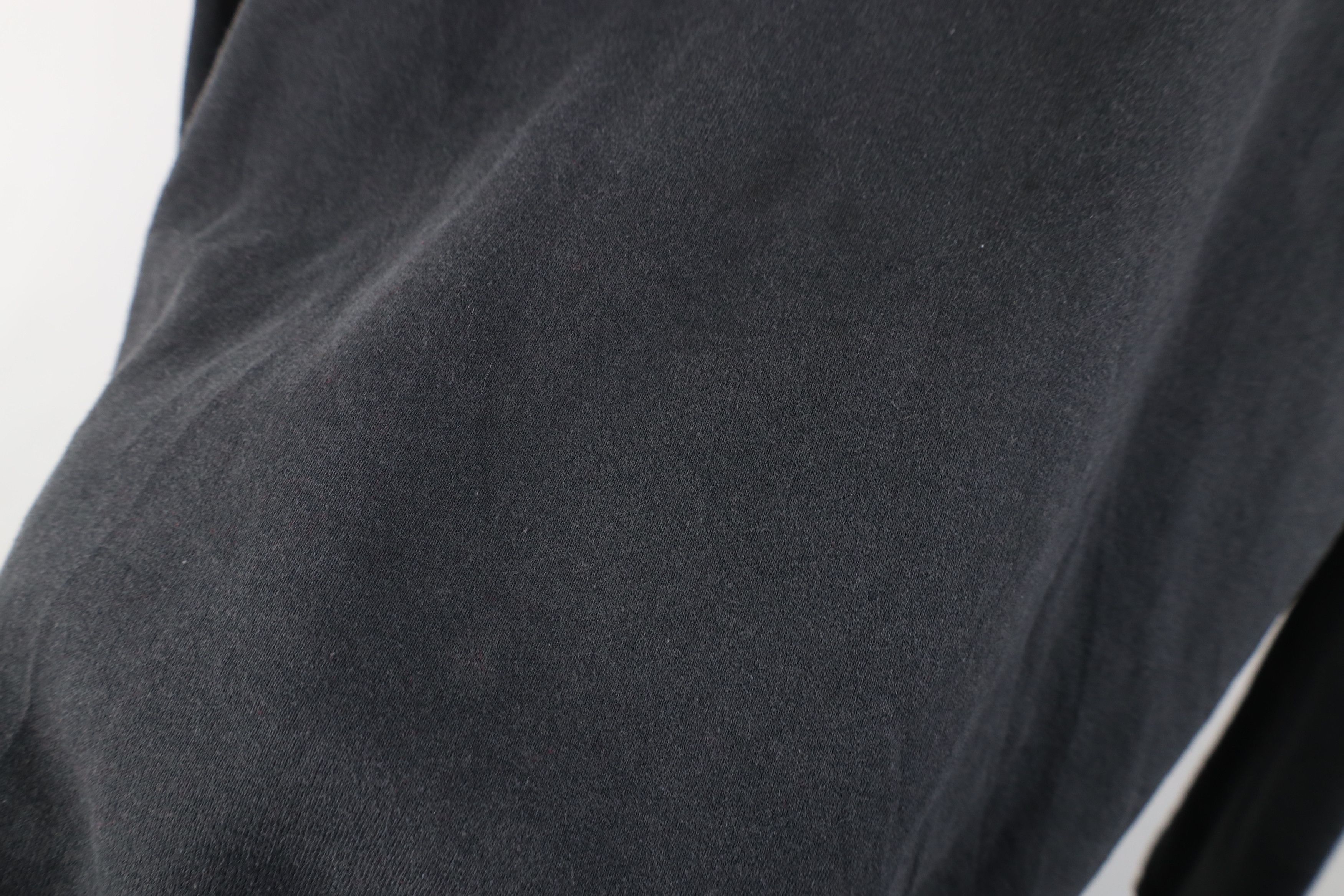 Vintage Vintage 90s Streetwear Faded Blank Crewneck Sweatshirt Black Size L / US 10 / IT 46 - 5 Thumbnail