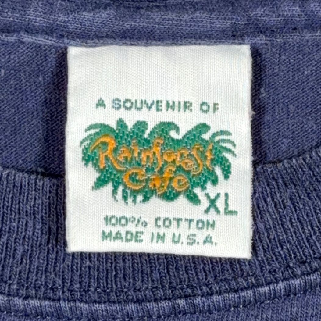 Vintage VINTAGE Rainforest Cafe Shirt XL Blue Cotton USA 90s Rainforest Cafe Shirt Mens XL Size US XL / EU 56 / 4 - 4 Thumbnail