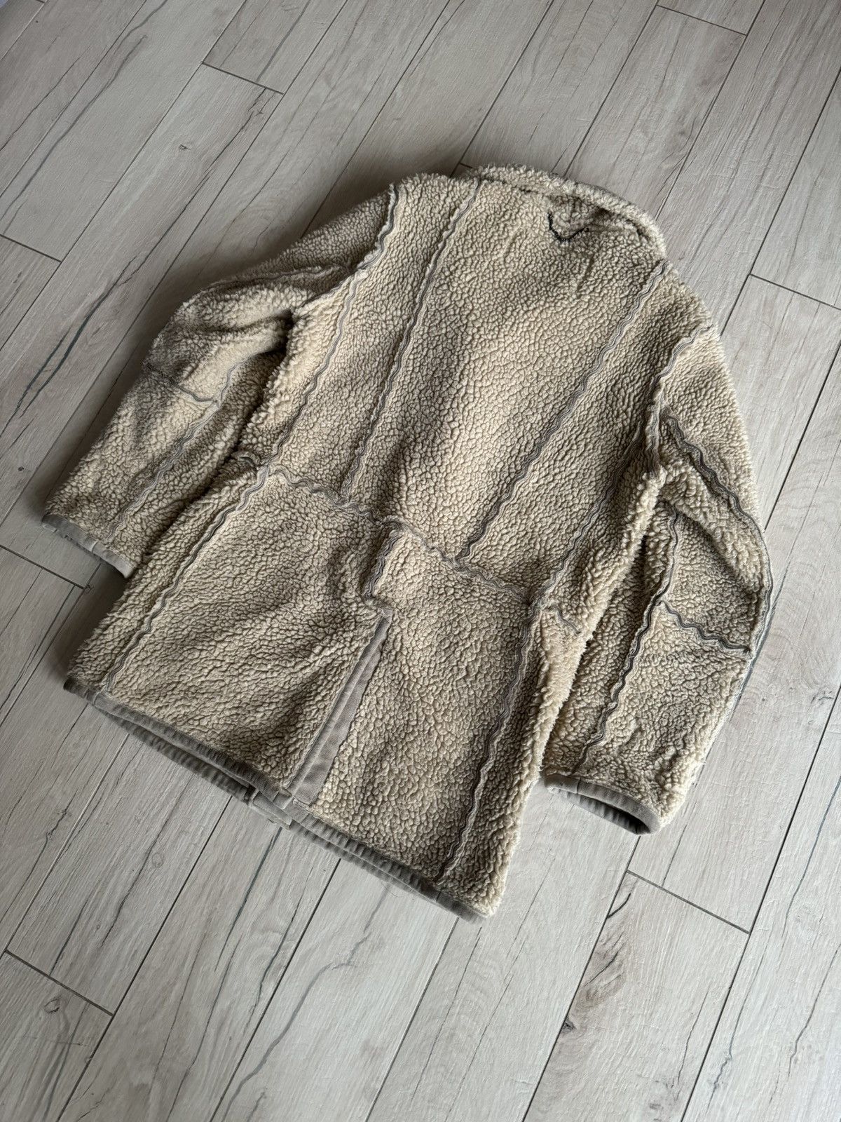 Maison Margiela Maison Margiela X H&M Ship Suit Pattern Cream Coat. Size US M / EU 48-50 / 2 - 8 Thumbnail