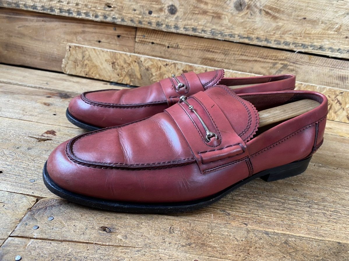 Designer × Gucci Gucci horsebit patent leather loafers Uk sz10 Size US 11 / EU 44 - 3 Thumbnail