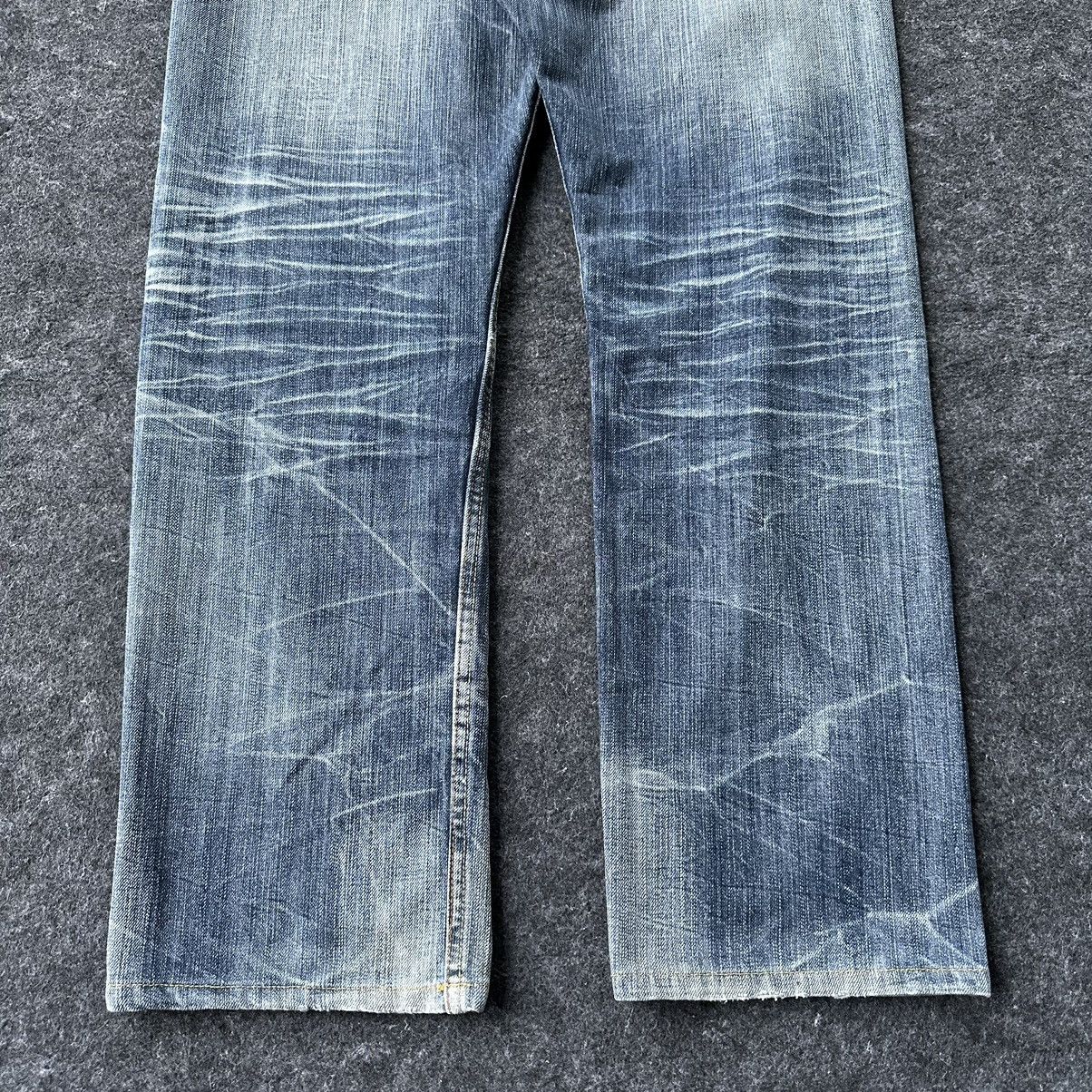 Le Grande Bleu (L.G.B.) Oririn Jeans Embroidery Wings Distressed Denim W34 D663 Size US 34 / EU 50 - 6 Thumbnail