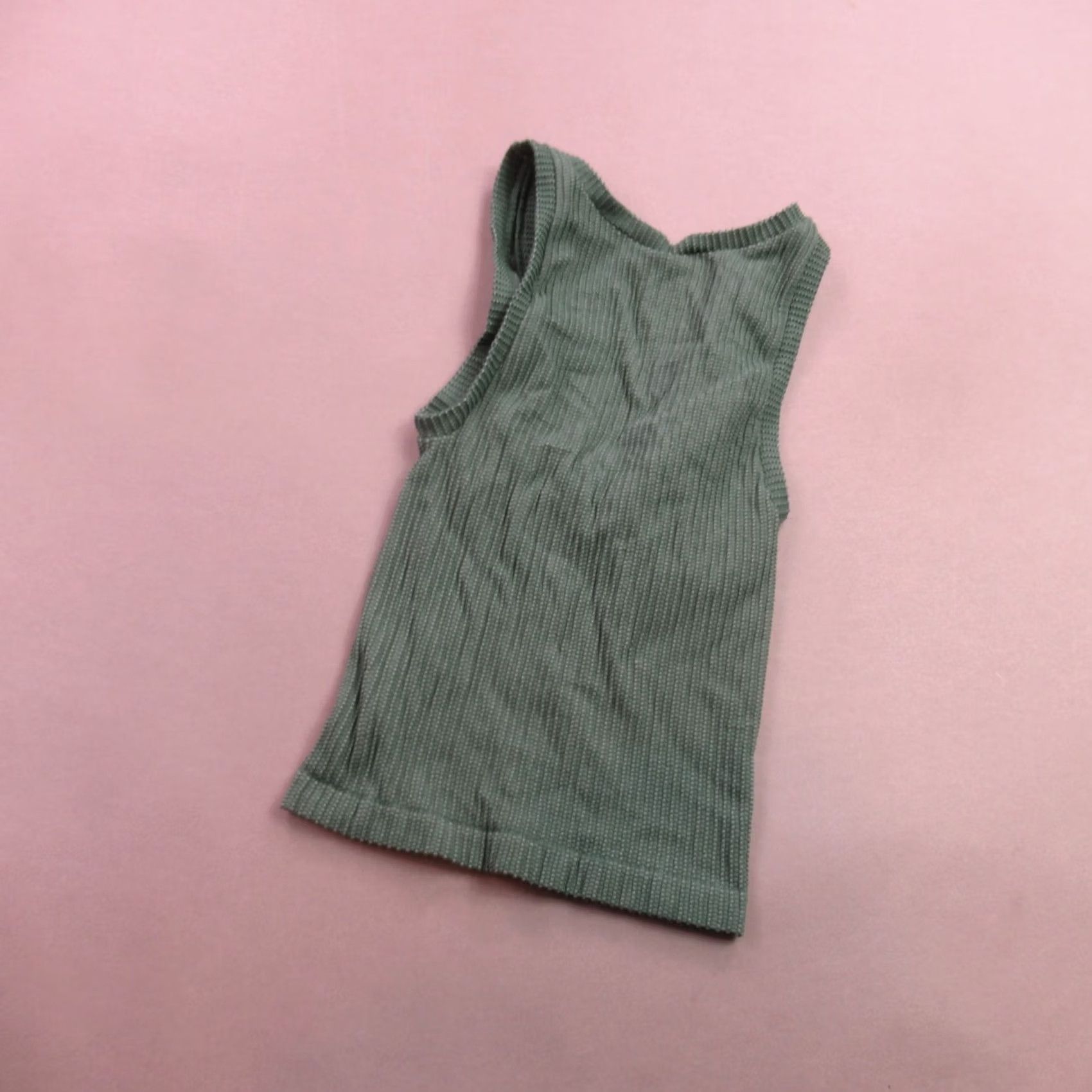 Free People Free People Shirt Womens XS Sleeveless Pullover V Neck Casual Green Size XS / US 0-2 / IT 36-38 - 6 Thumbnail