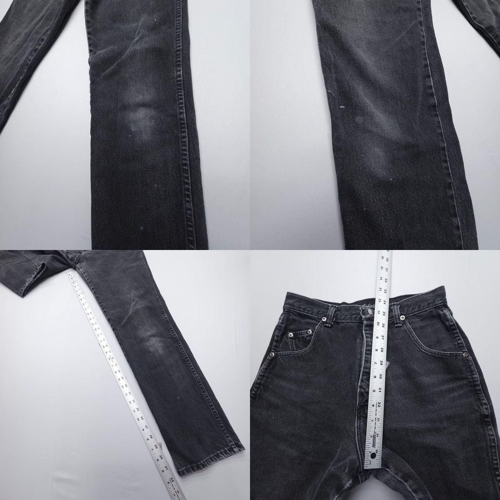 Wrangler VINTAGE Wrangler Silverlake High Rise Jeans Women Regular 26 Black 80s 90s Western Denim 32in Inseam Jeans Size 32" / US 10 / IT 46 - 8 Thumbnail