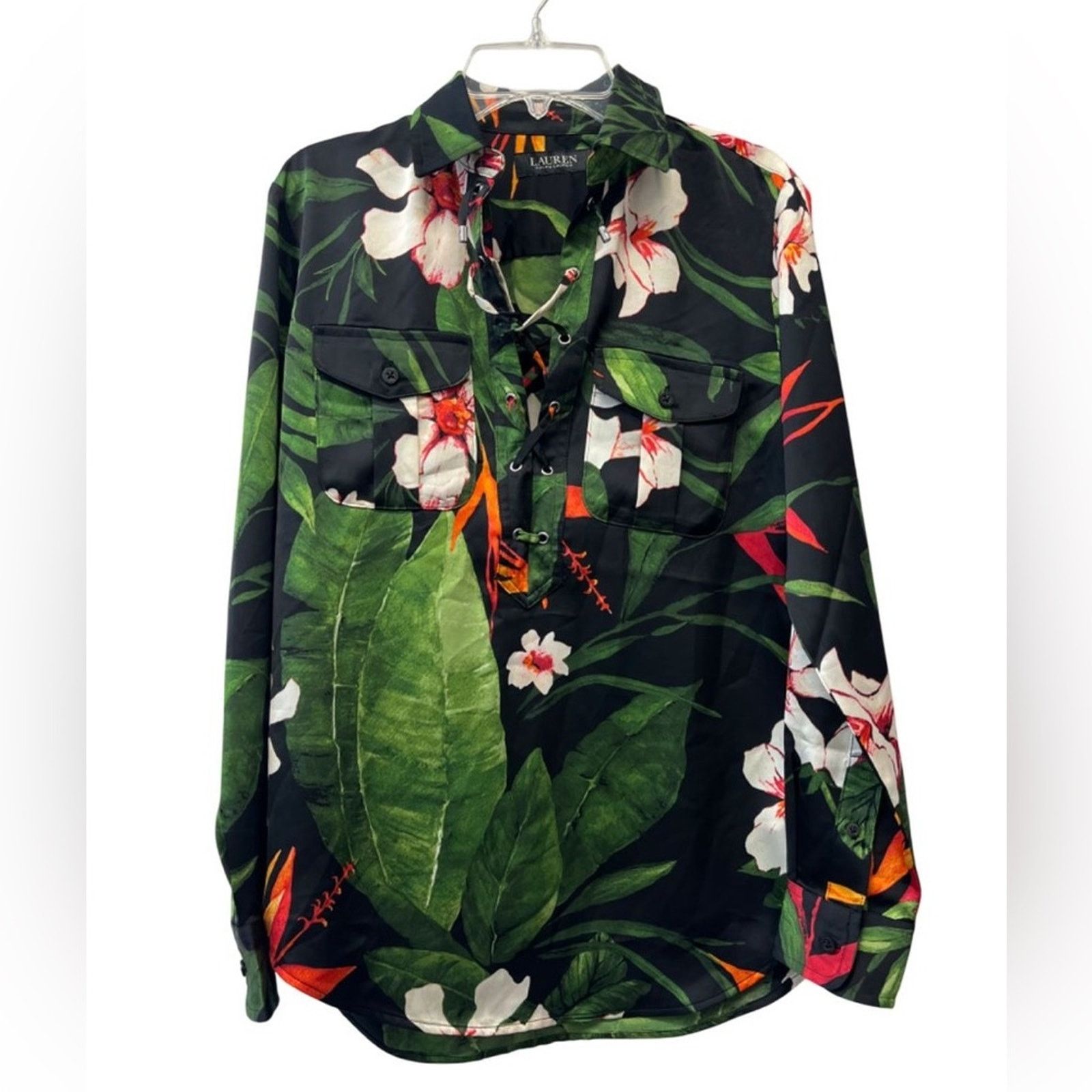 Ralph Lauren NWT Ralph Lauren Long Sleeve Floral Blouse Top size XS Size XS / US 0-2 / IT 36-38 - 3 Thumbnail