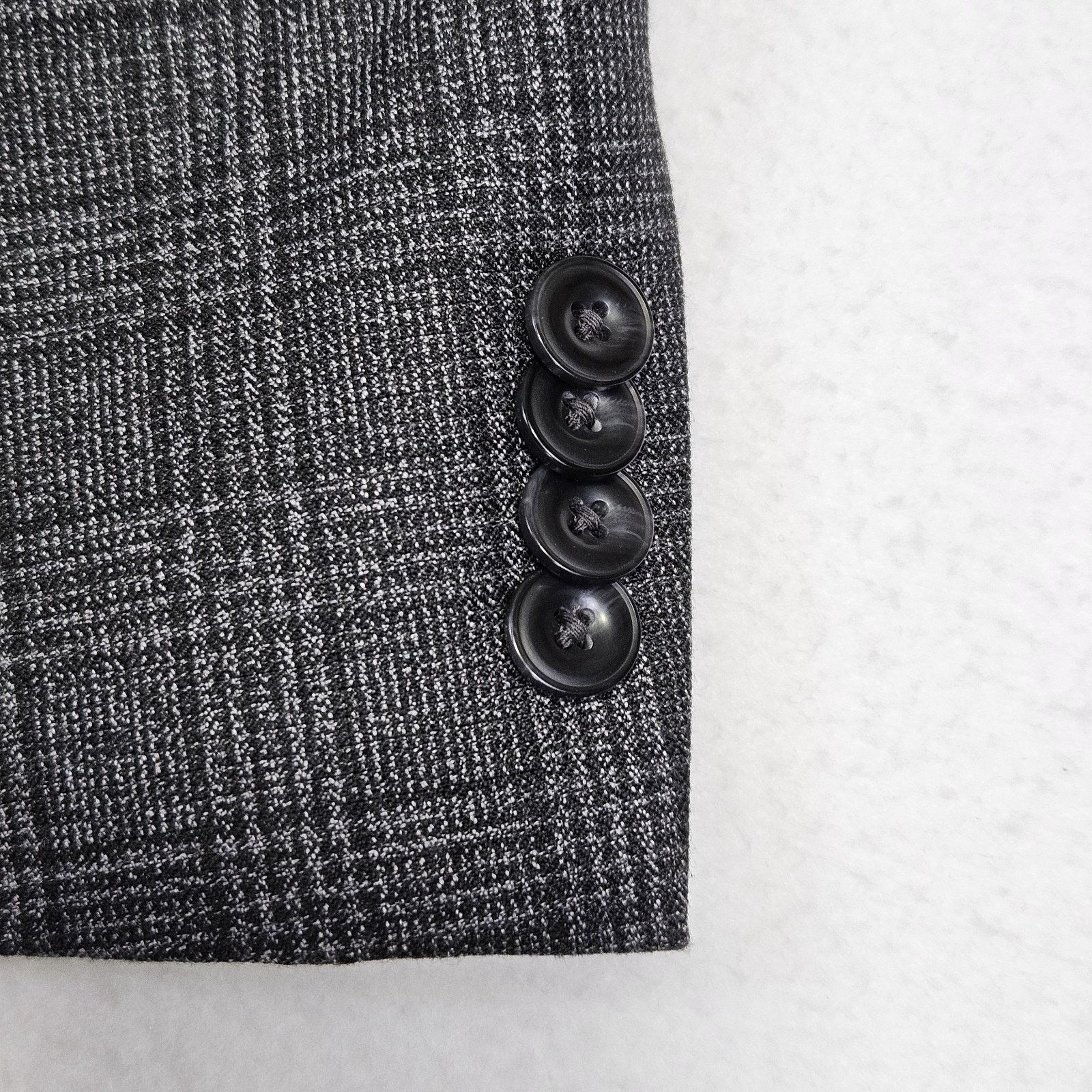 Michael Kors Michael Kors Glen Plaid Sport Coat Blazer Gray Interview Size 42S - 7 Thumbnail