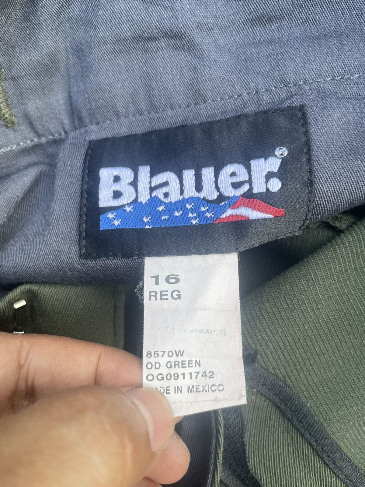 Vintage Vintage Blauer Military Wool Trouser Size US 35 - 16 Thumbnail