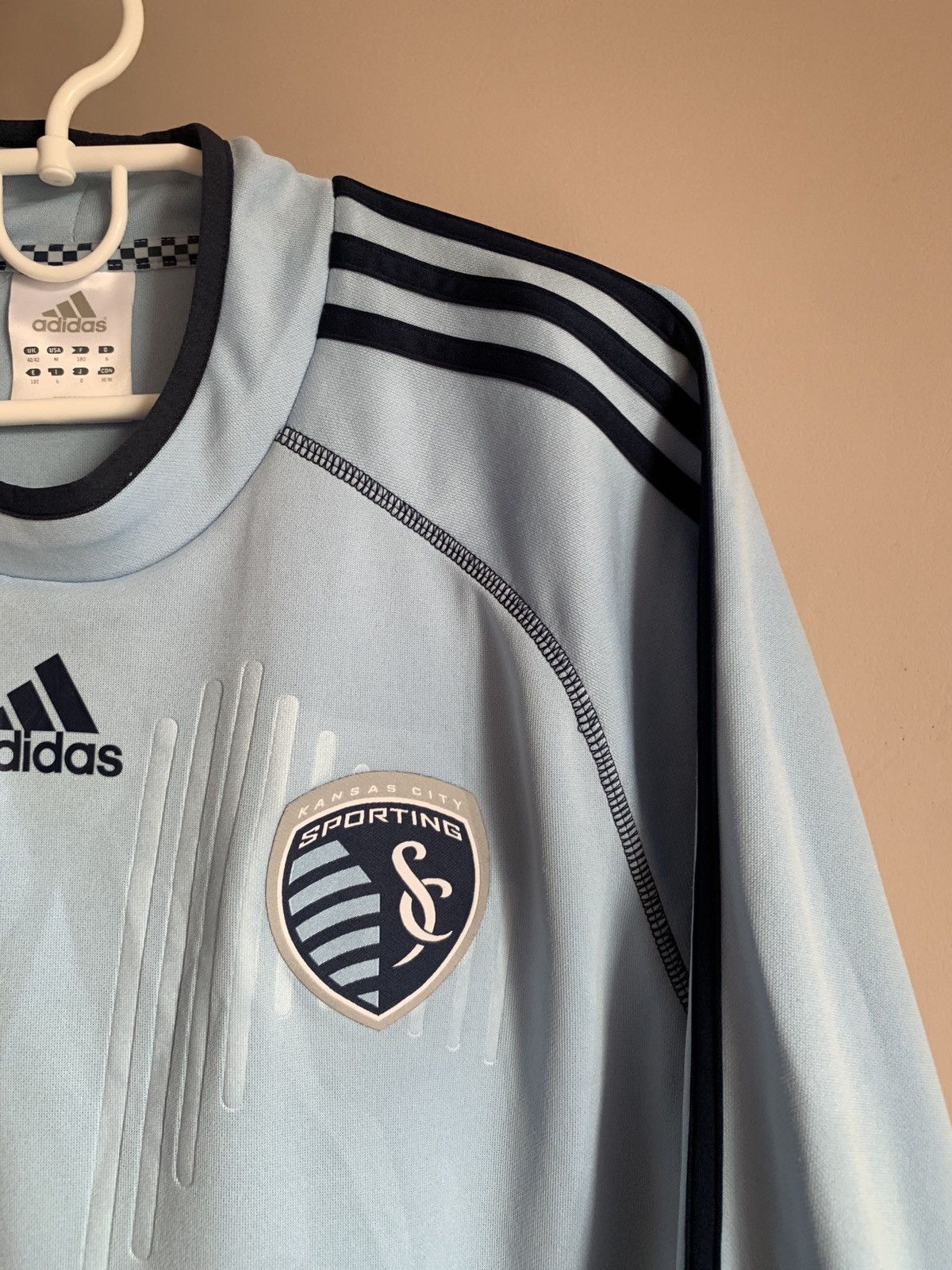 Adidas Sporting Kansas City Long Sleeve Football Shirt Adidas Size US M / EU 48-50 / 2 - 4 Thumbnail