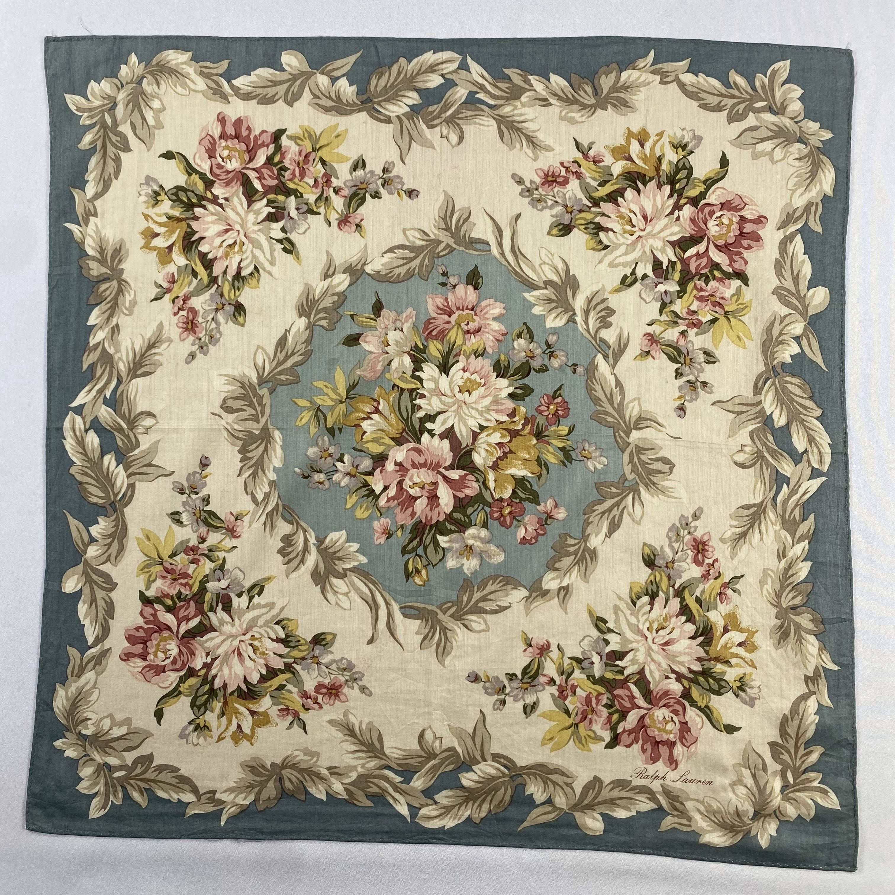 Ralph Lauren × Vintage Ralph Lauren Handkerchief / Neckerchief / Bandana-P1092 Size ONE SIZE - 1 Thumbnail