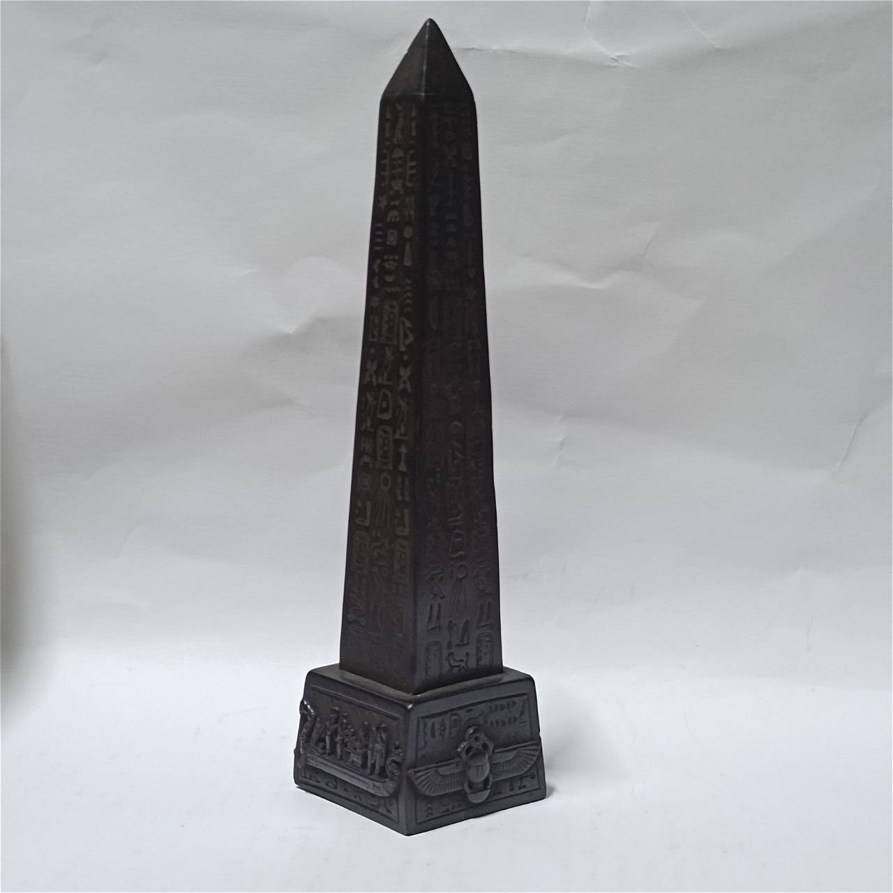 Other Egyptian obelisk with hieroglyphs—pharaonic decor Size ONE SIZE - 8 Thumbnail