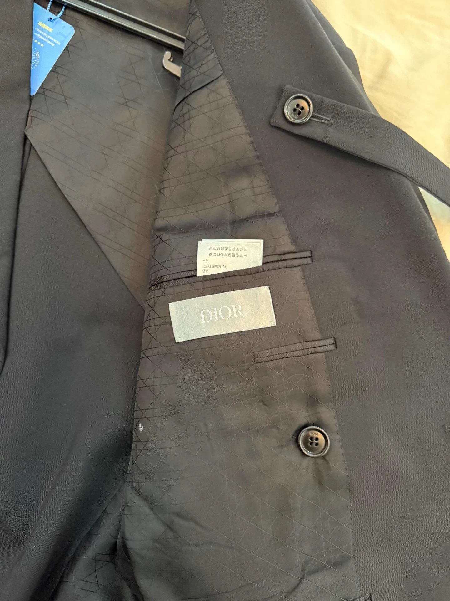 Dior Dior Classic Suit 46C 99 New CD Brooch Size 46R - 5 Thumbnail
