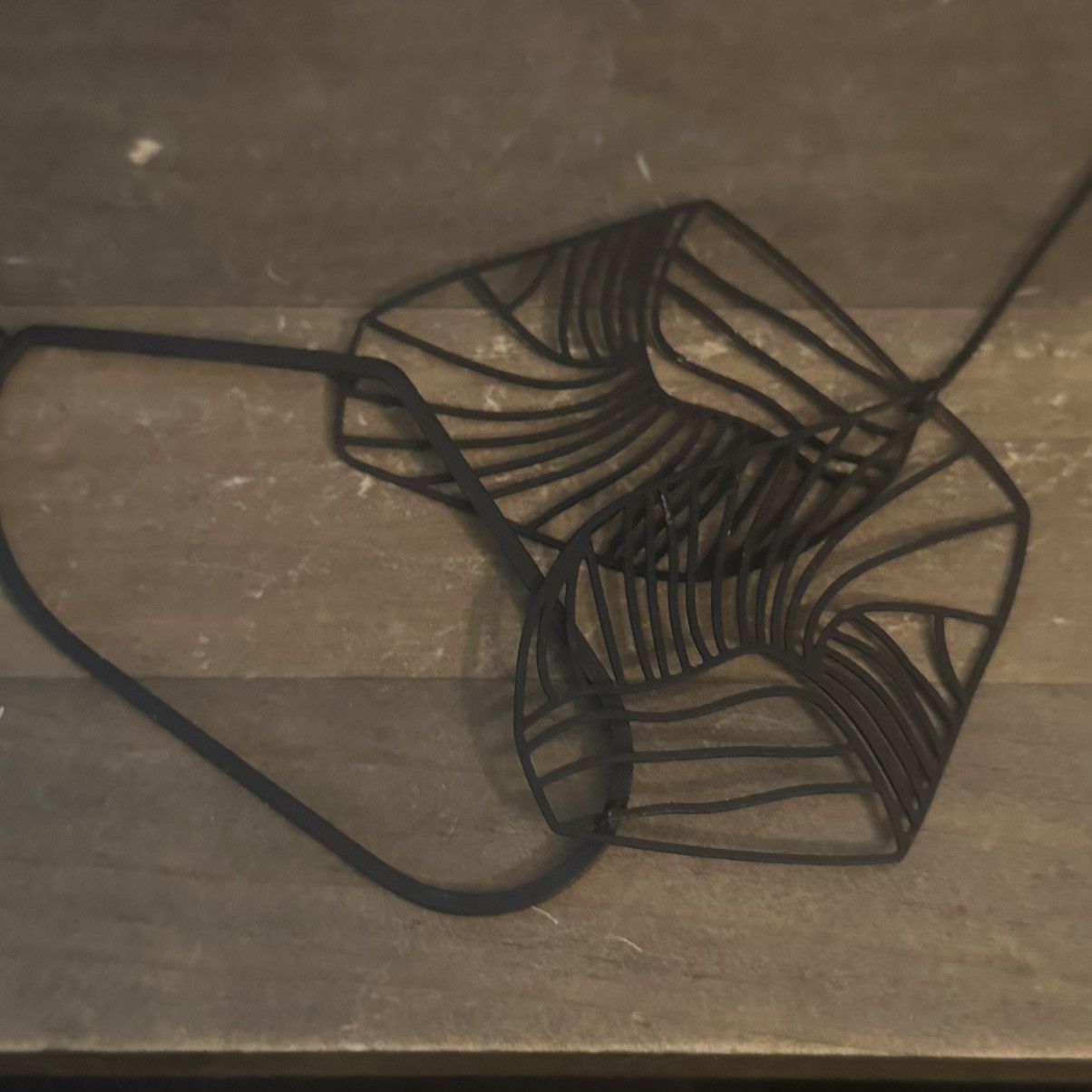 Other Black abstract cut out statement necklace Size ONE SIZE - 5 Thumbnail