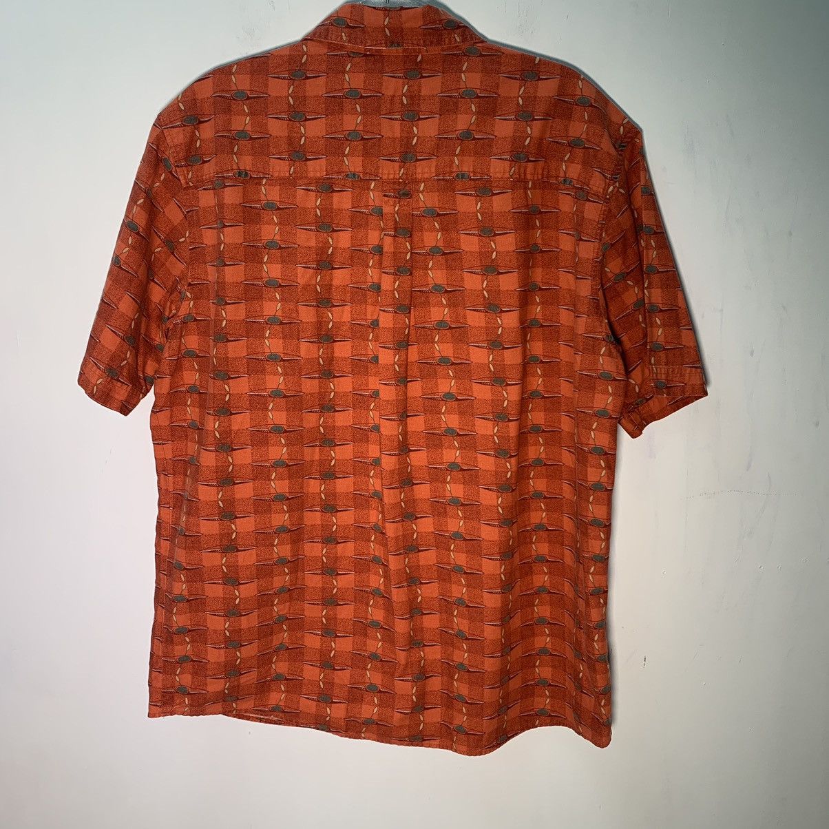 Woolrich Woolen Mills Woolrich Shirt Mens Size L Orange Kayak Outdoor Short Sleeve Size US L / EU 52-54 / 3 - 10 Thumbnail