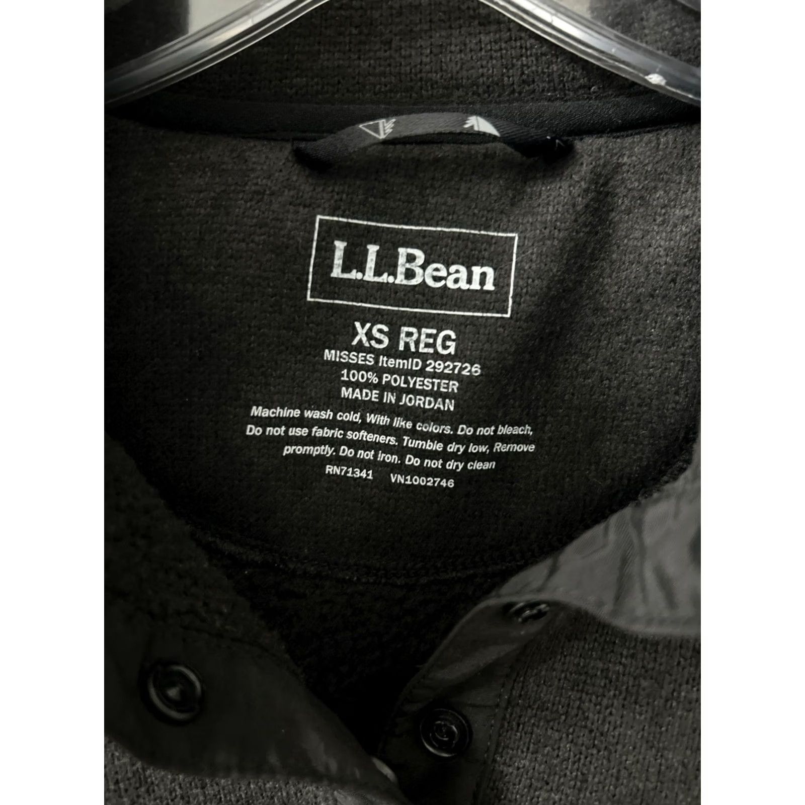 Vintage VINTAGE LL Bean Sweater Fleece Pullover Womens XS Black Jacket Long Sleeve 292726 Size XS / US 0-2 / IT 36-38 - 6 Thumbnail