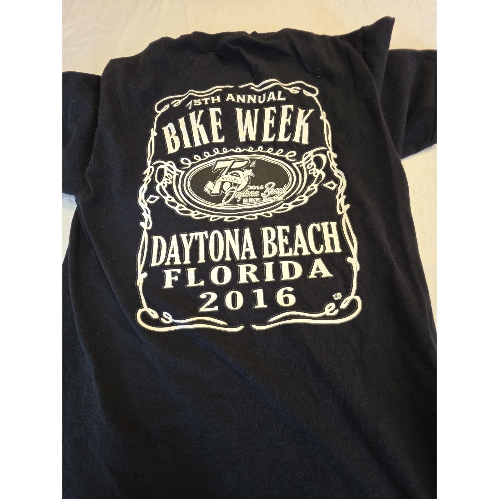 Fruit Of The Loom Daytona Beach Florida 2016 Bike Week Men's Size Medium Size US M / EU 48-50 / 2 - 4 Thumbnail