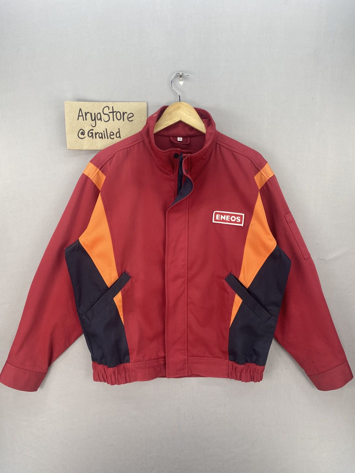 Japanese Brand Eneos Fuel Pump Workers Jacket Size US L / EU 52-54 / 3 - 2 Thumbnail