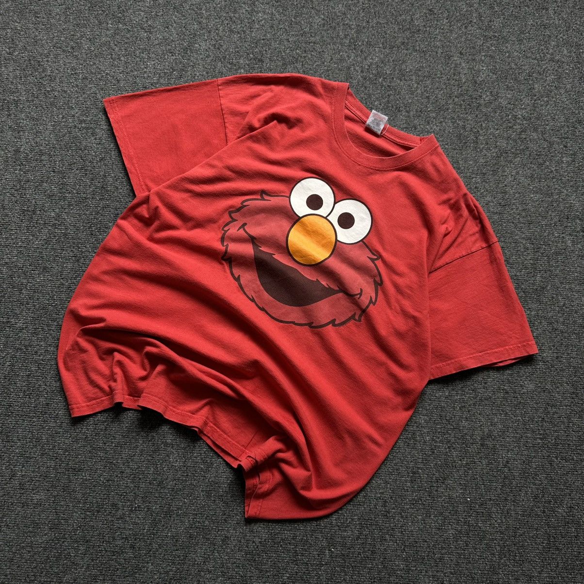 S/STERE VTG Japanese Style Elmo Man T-shirts Big Logo Sesame Street Size US XL / EU 56 / 4 - 3 Thumbnail