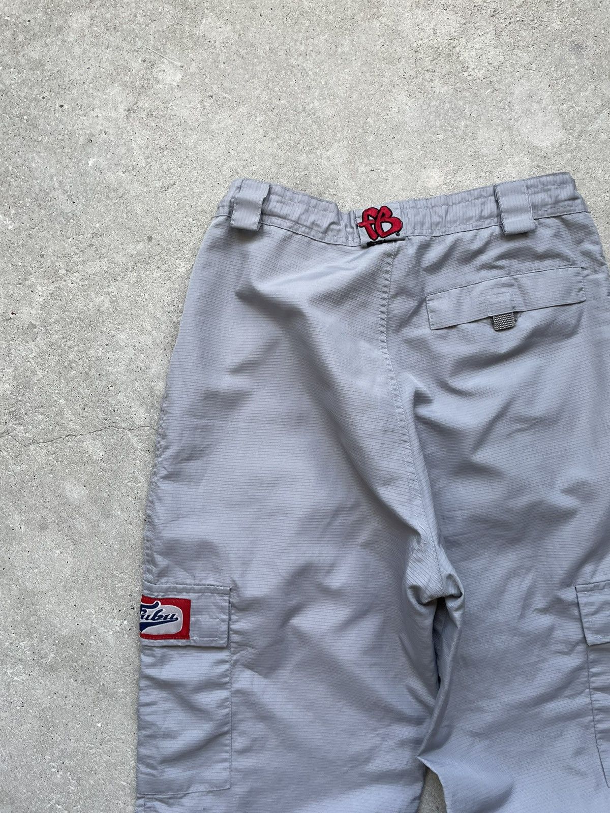 Fubu × Vintage Vintage Fubu track pants nylon grey rap Size US 29 - 10 Thumbnail
