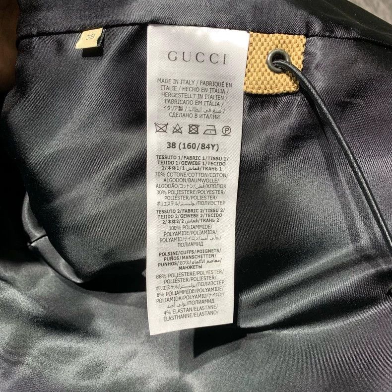 Gucci Gucci Size 38 Gucci Parisian co-branded full-print windbrea Size US XXS / EU 40 - 3 Thumbnail