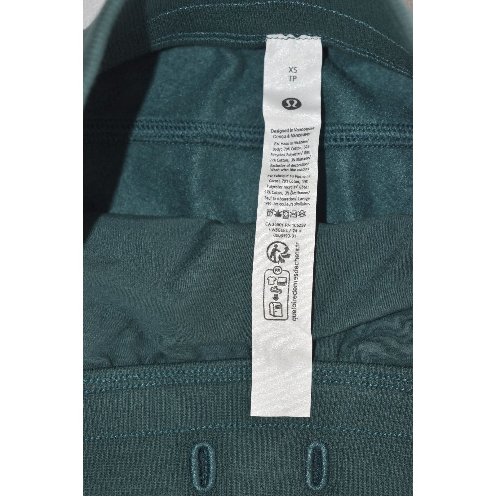 Lululemon NEW LULULEMON Scuba Mid-Rise Wide-Leg Sweat Pants Size XS Size 26" / US 2 / IT 38 - 4 Thumbnail