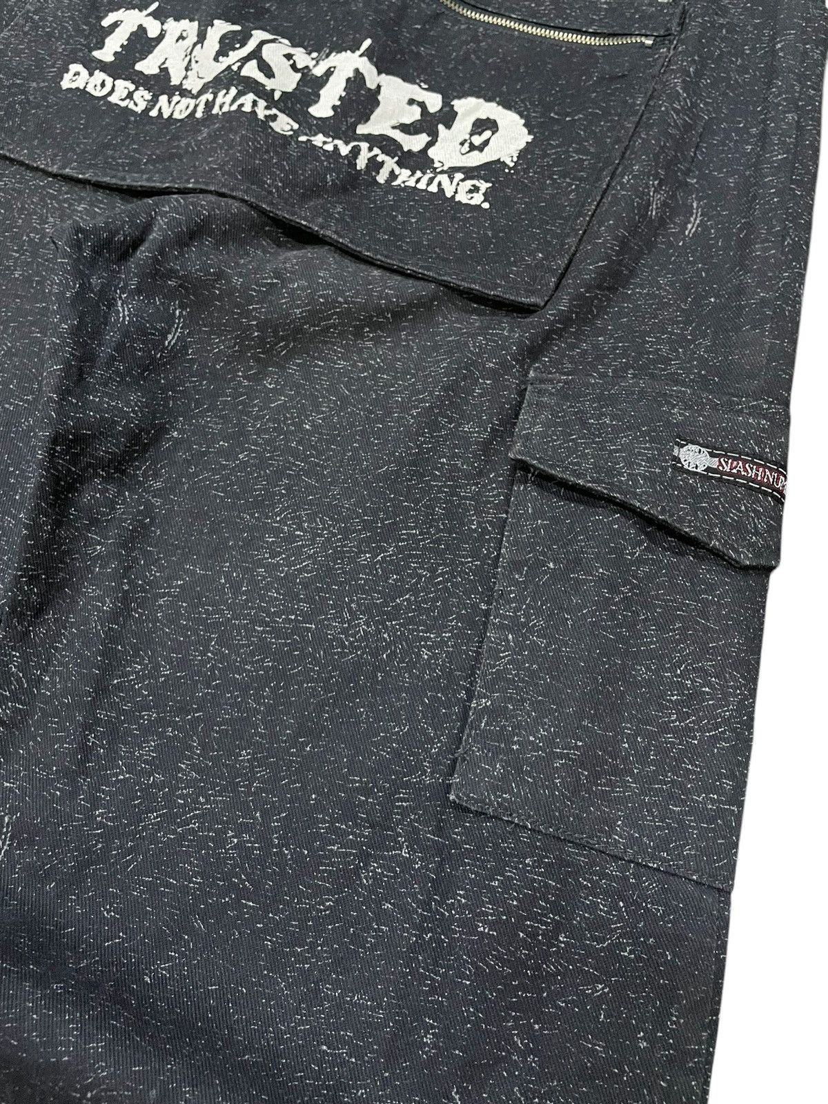 Hysteric Glamour × Japanese Brand Splash Number Poems Monkey Pocket Snow Effect Cargo Pants Size US 30 / EU 46 - 17 Thumbnail
