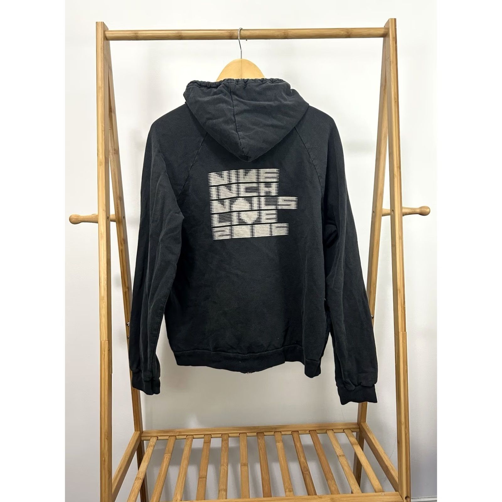Olive VTG Nine Inch Nails Live 2006 NIN Band Concert Faded Zip Hoodie Sweatshirt Sz L Shirt Men Black XS? Size US L / EU 52-54 / 3 - 2 Thumbnail