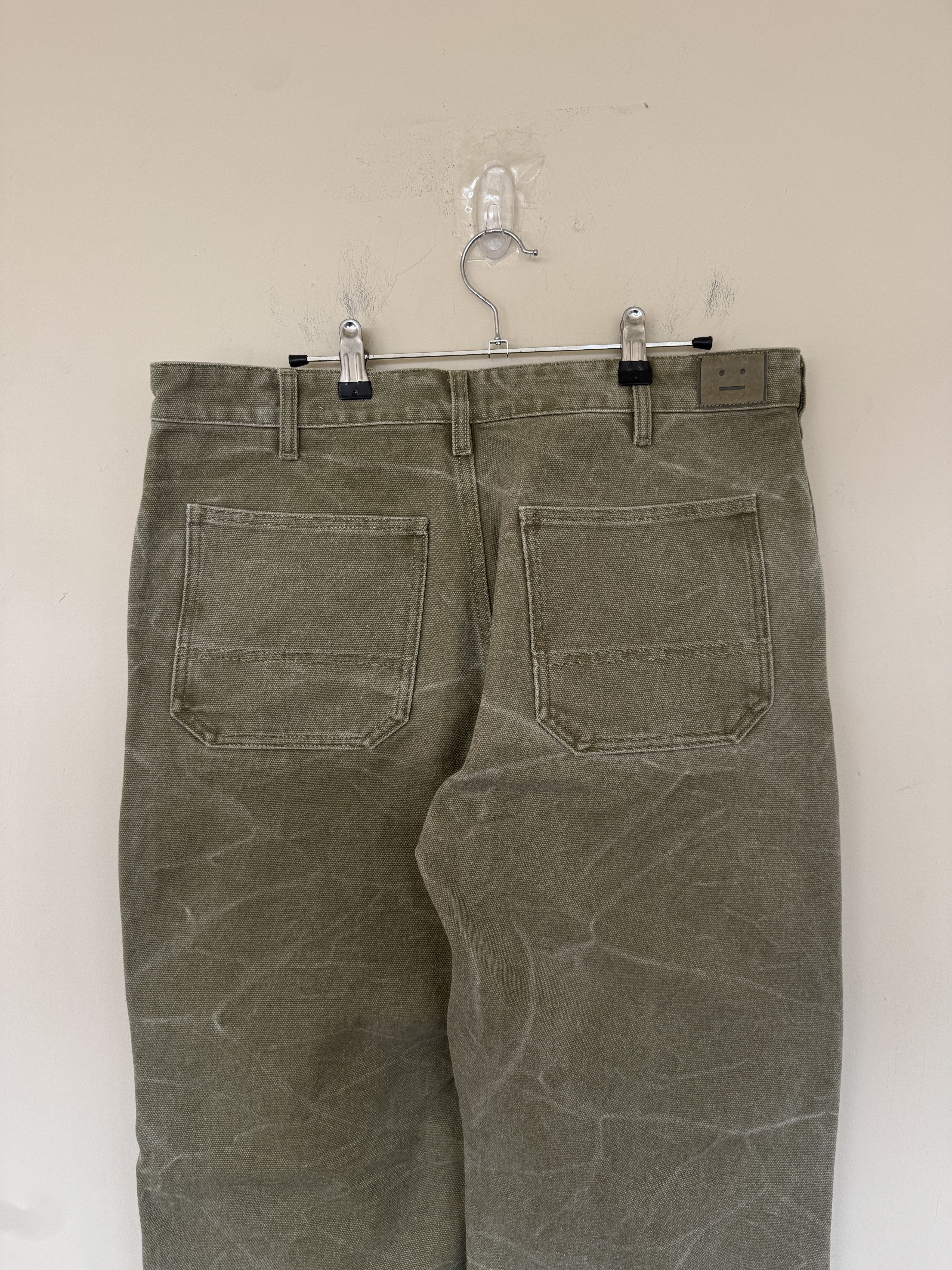 Acne Studios Acne Studios Green Wash Denim Size US 33 - 16 Thumbnail