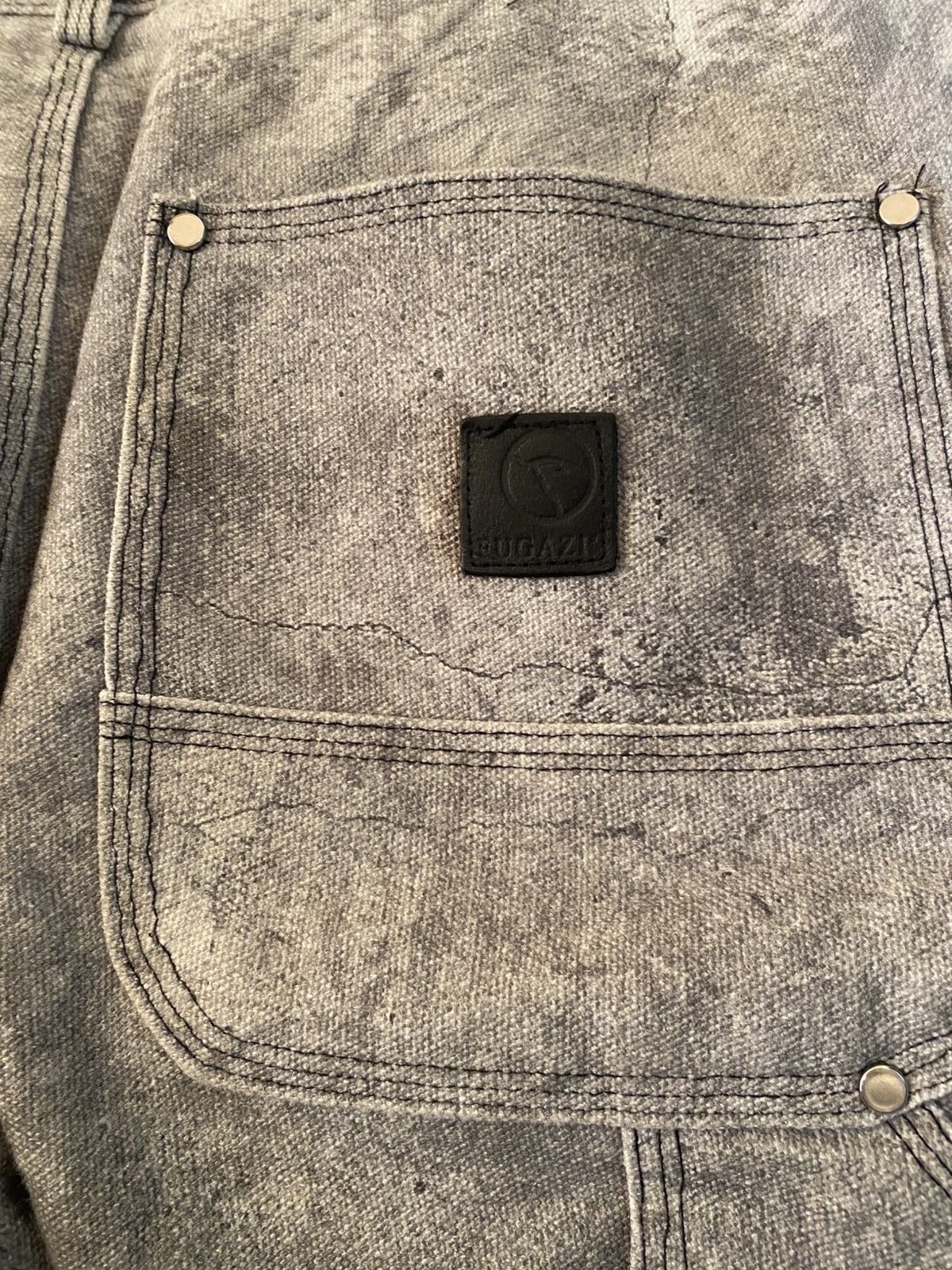 Fugazi × Unsound Rags Fugazi x Unsound Rags Concrete Trompe-l'œil Work Pant Size US 30 / EU 46 - 5 Thumbnail