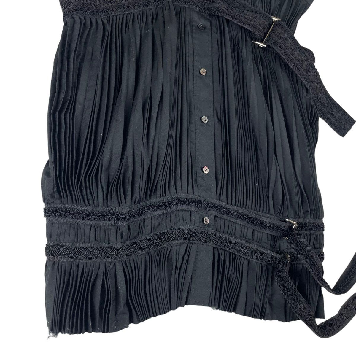 Sacai 💥SS2015 SACAI PLEATED BONDAGE SHIRT TOGA MAME Size M / US 6-8 / IT 42-44 - 5 Thumbnail