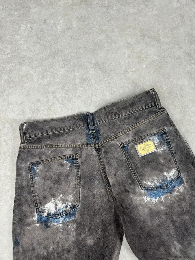 Dolce & Gabbana 2010s Dolce & Gabbana Grey Smoked Hybrid Denim Jeans Size US 32 / EU 48 - 7 Thumbnail