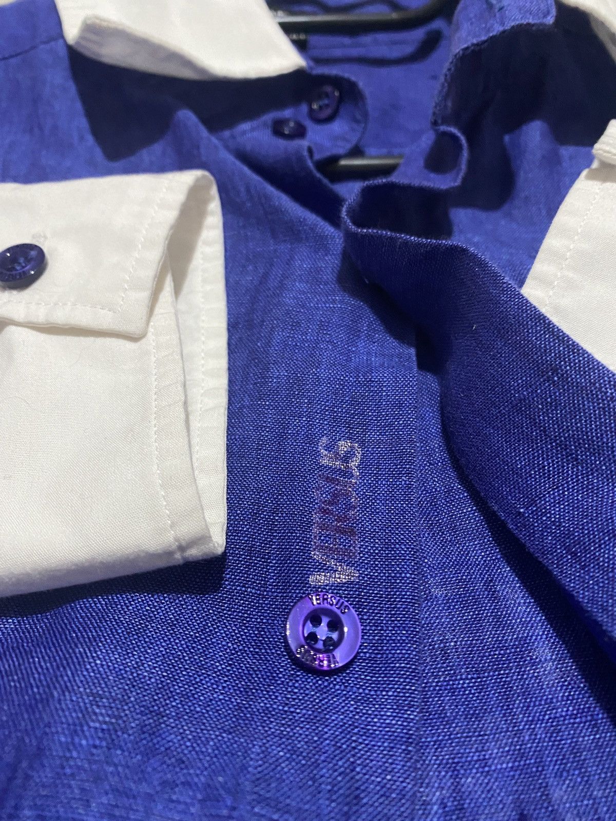 Versus Versace Versus Versace linen shirt button up Size US L / EU 52-54 / 3 - 9 Thumbnail