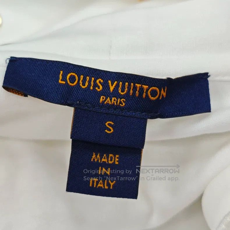 Louis Vuitton Louis Vuitton White metal logo belt short sleeves Size US S / EU 44-46 / 1 - 5 Thumbnail