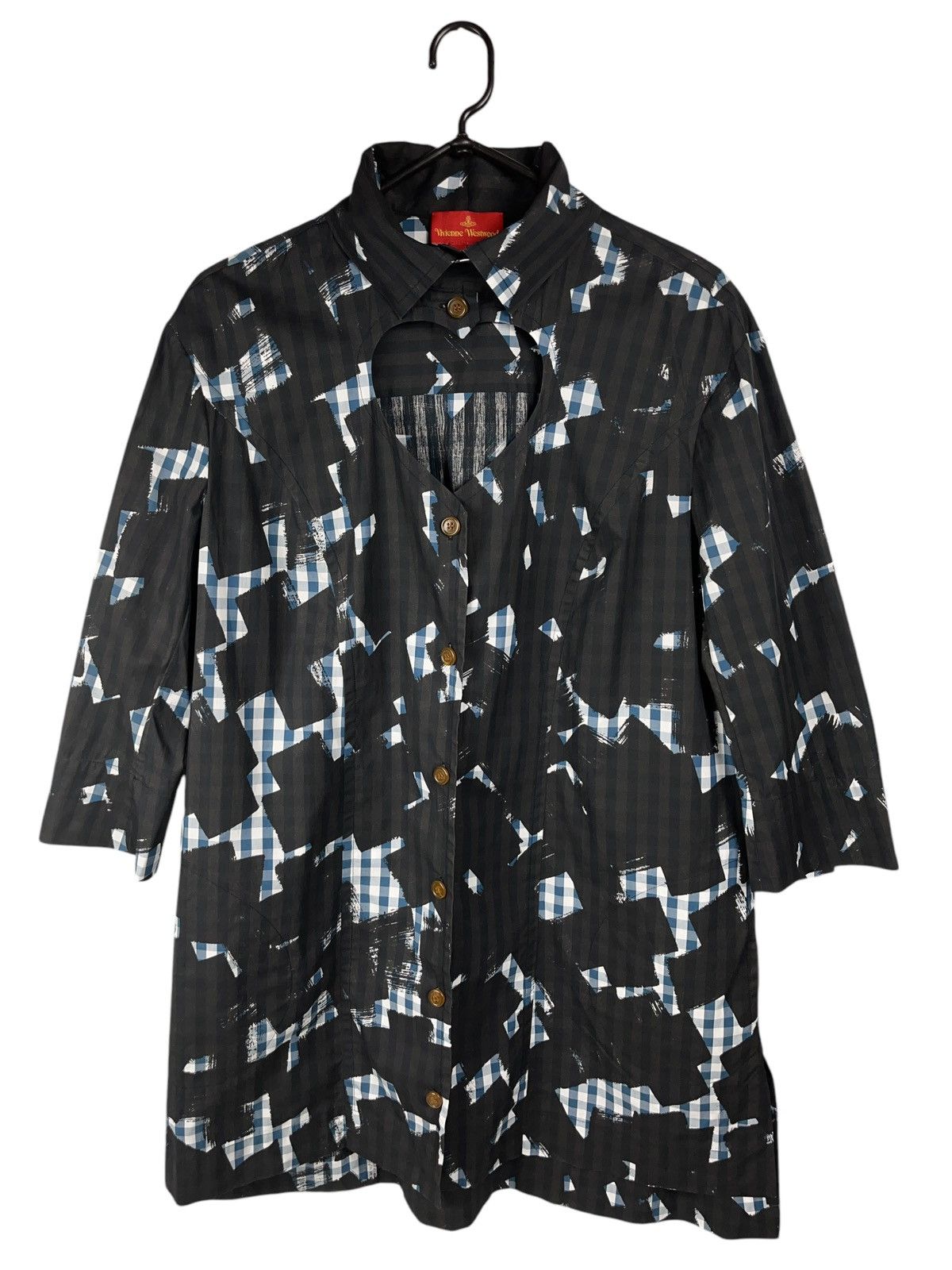 Seditionaries × Vivienne Westwood Vivienne Westwood Heart Collar Dress Shirt Avant Garde Size M / US 6-8 / IT 42-44 - 1 Thumbnail