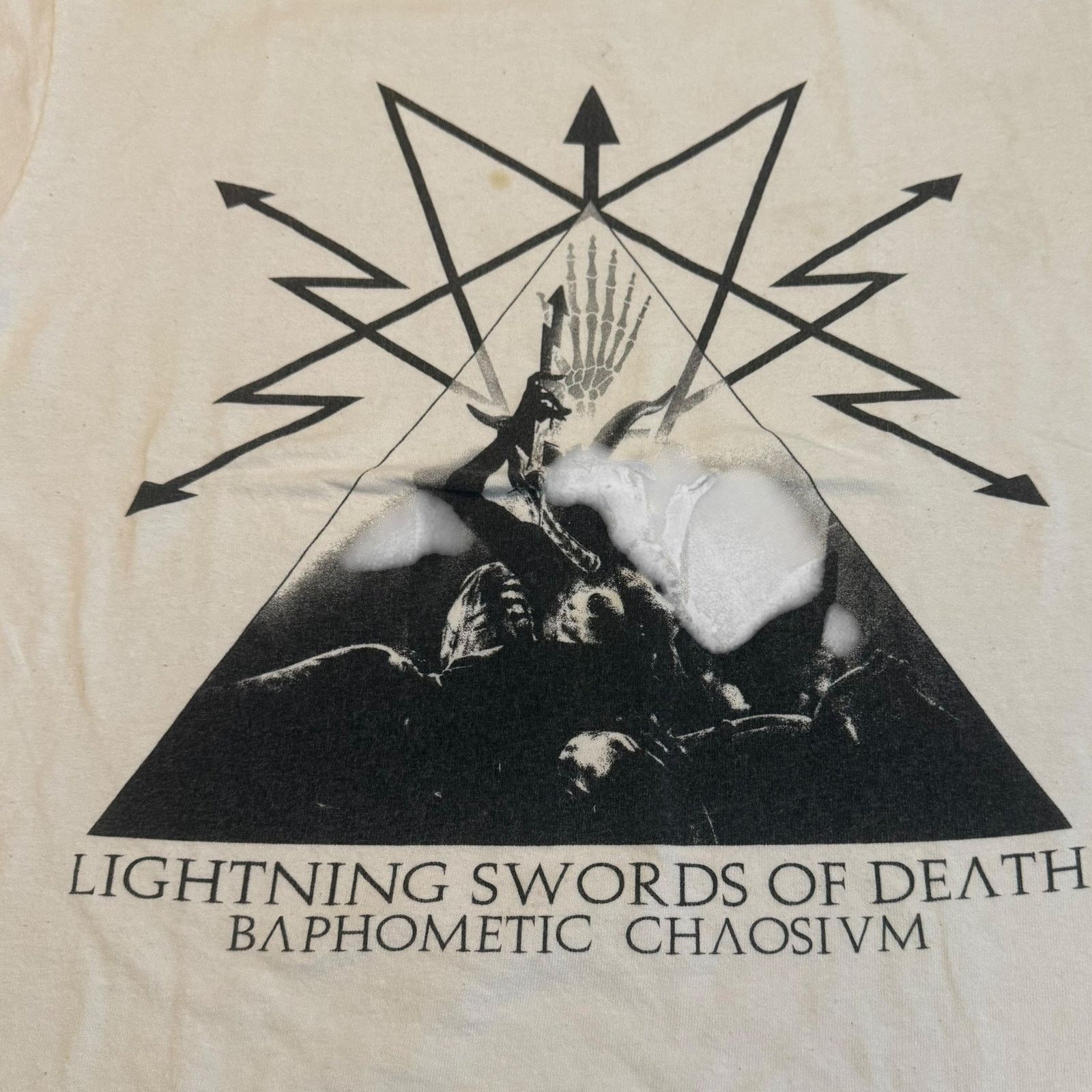 Band Tees Lightning Swords Of Death Band Shirt Size M Size US M / EU 48-50 / 2 - 5 Thumbnail