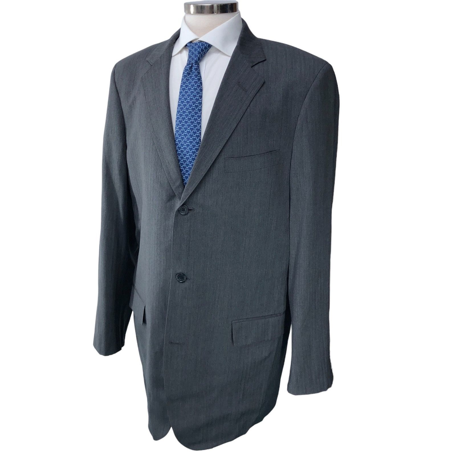 Southwick Southwick Men Sz 44XL Extra Long Suit 2 Piece *TINY FLAW Size 44L - 2 Thumbnail