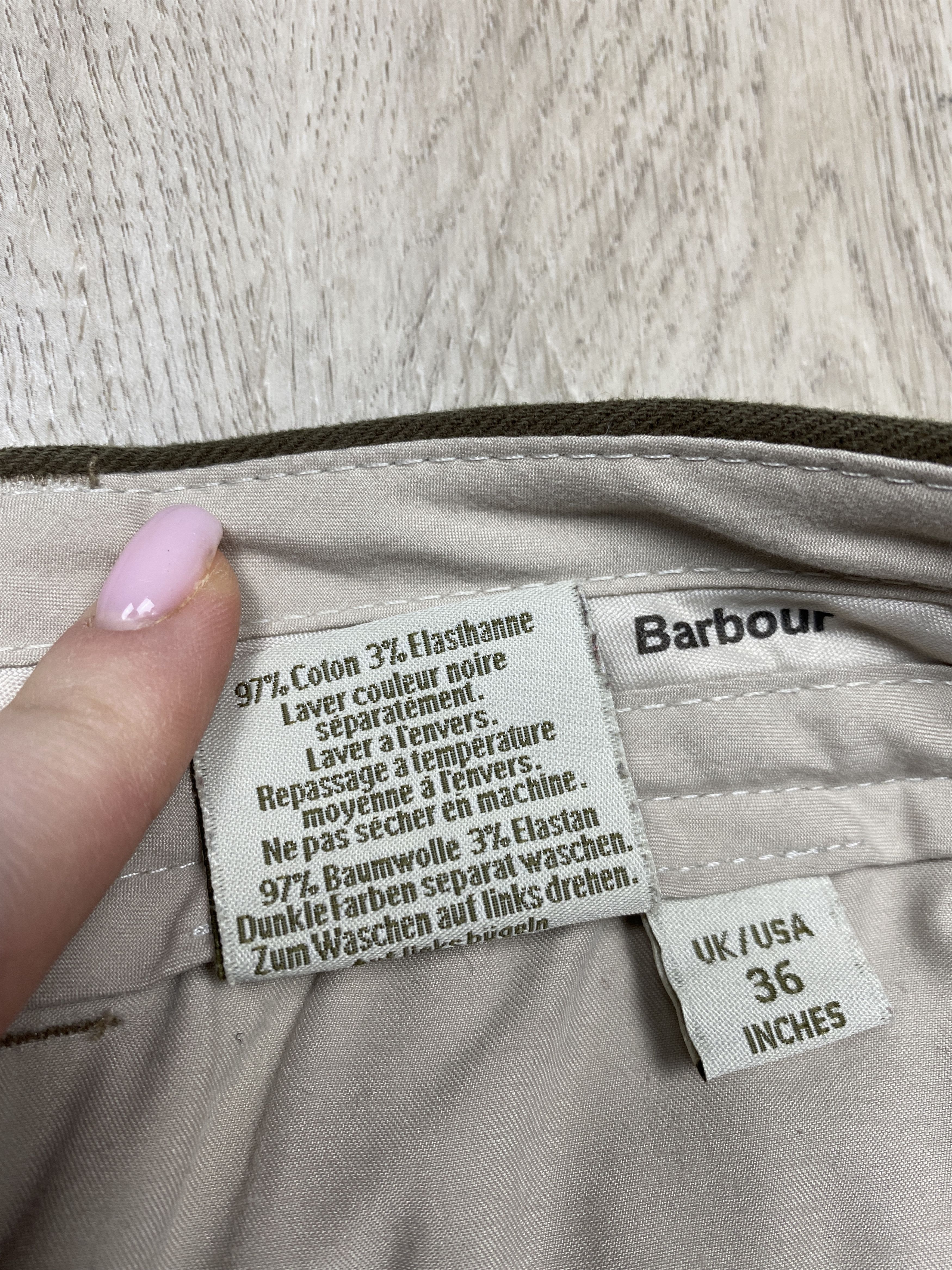 Barbour × Vintage Barbour Vintage Chino Pants Y2K Heavy Cotton Size US 36 / EU 52 - 6 Thumbnail
