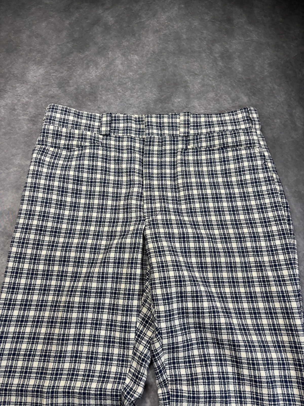 Sears × Vintage 1960s Plaid Trousers Vintage Don Parker Polyester Pants 70s Size US 34 / EU 50 - 10 Thumbnail