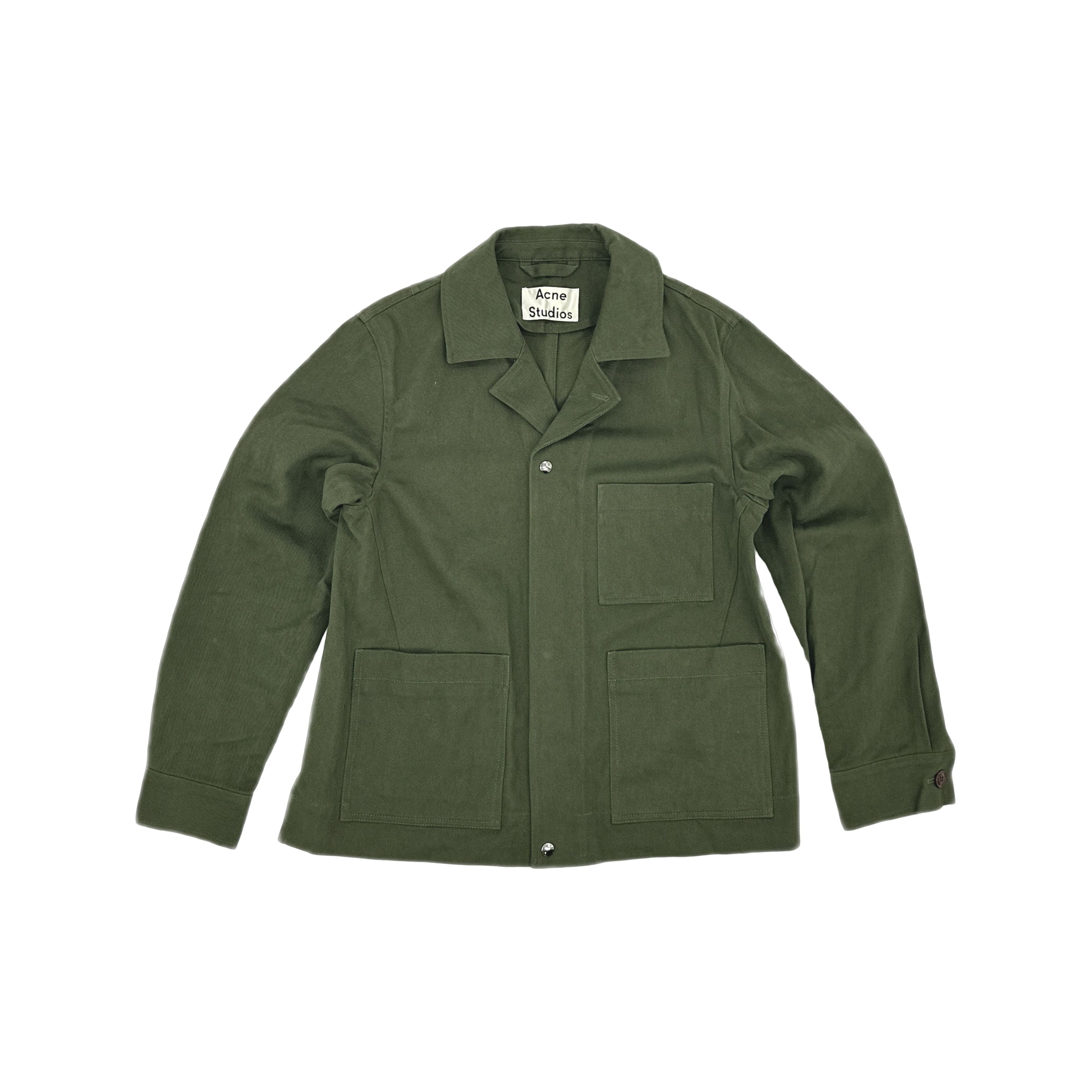 Acne Studios Acne Studios Cotton Twill Chore Jacket 48 Size US M / EU 48-50 / 2 - 1 Thumbnail
