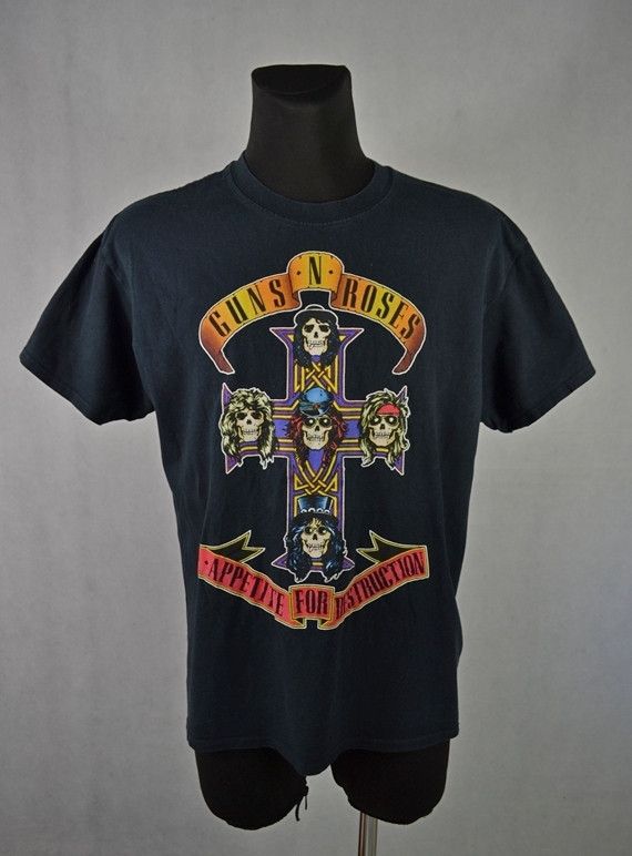 Band Tees × Guns N' Roses × Vintage GUNS N ROSES Appetite for Destruction t-shirt L Size L / US 10 / IT 46 - 1 Thumbnail