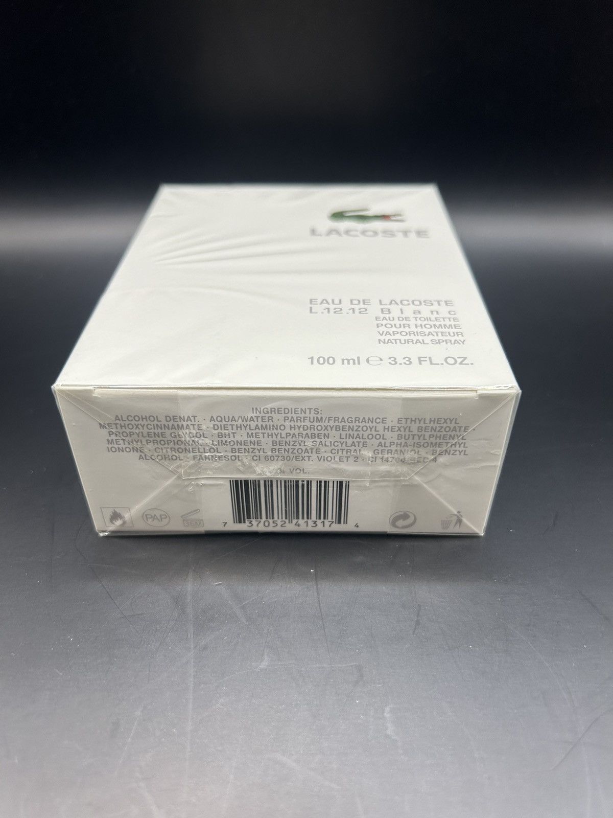 Lacoste Lacoste L.12.12 Blanc 3.3 Oz Brand New Size ONE SIZE - 4 Thumbnail