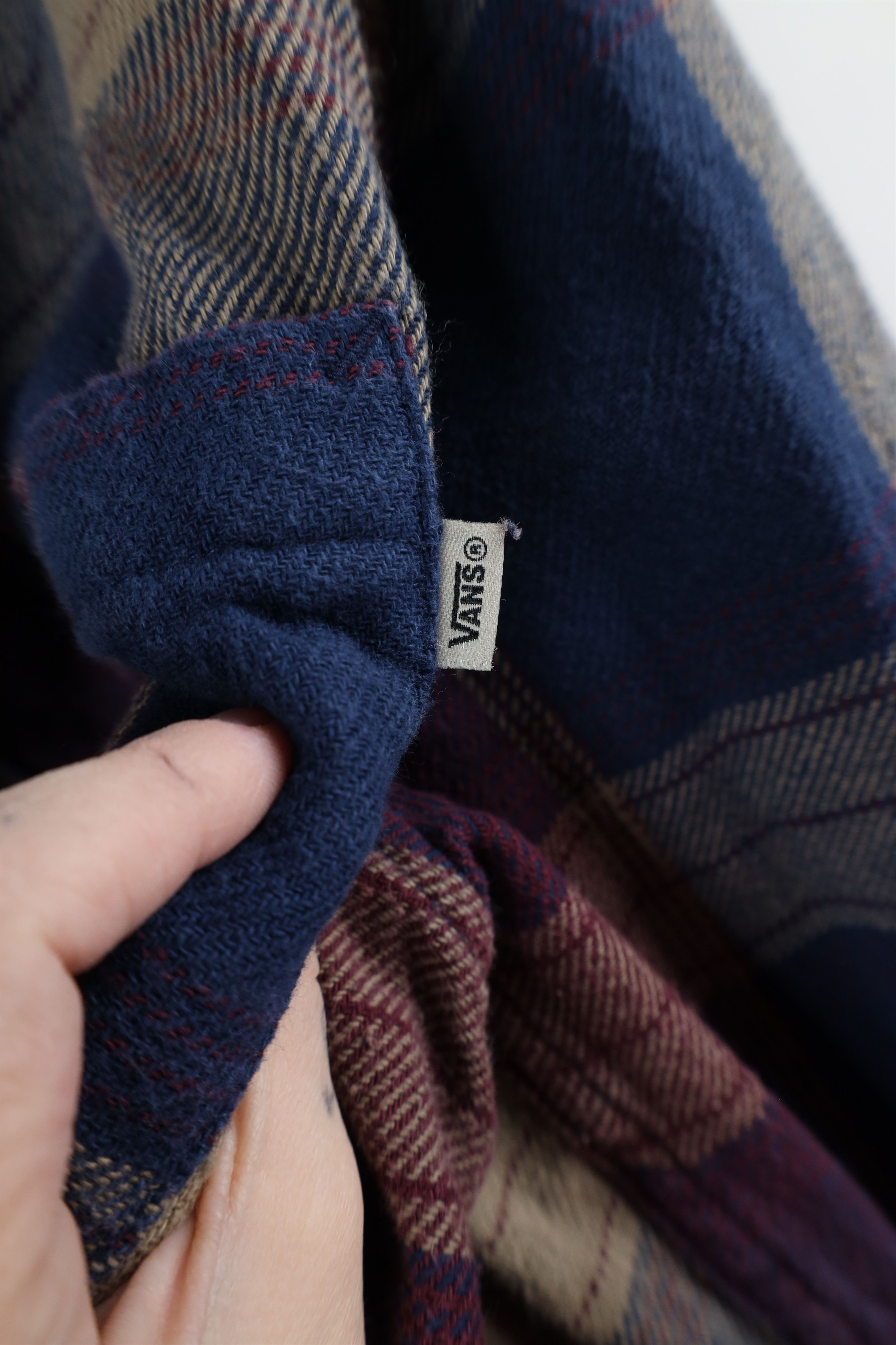 Vans × Vintage Vintage Vans Checkered Plaid Flannel Collared Button Shirt Size US M / EU 48-50 / 2 - 4 Thumbnail