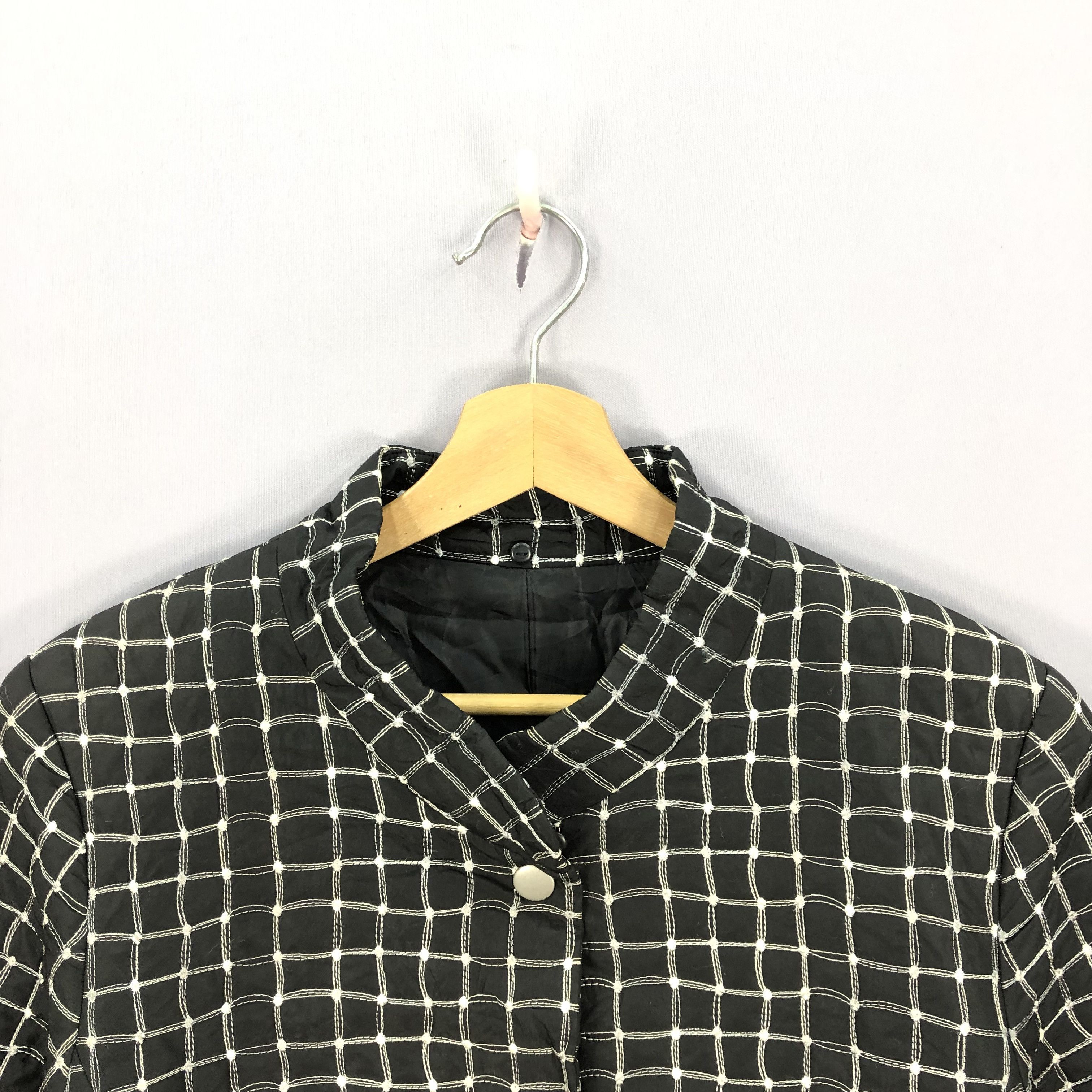 Japanese Brand × Vintage Vintage San Anom Checkered Jackets Size L / US 10 / IT 46 - 6 Thumbnail