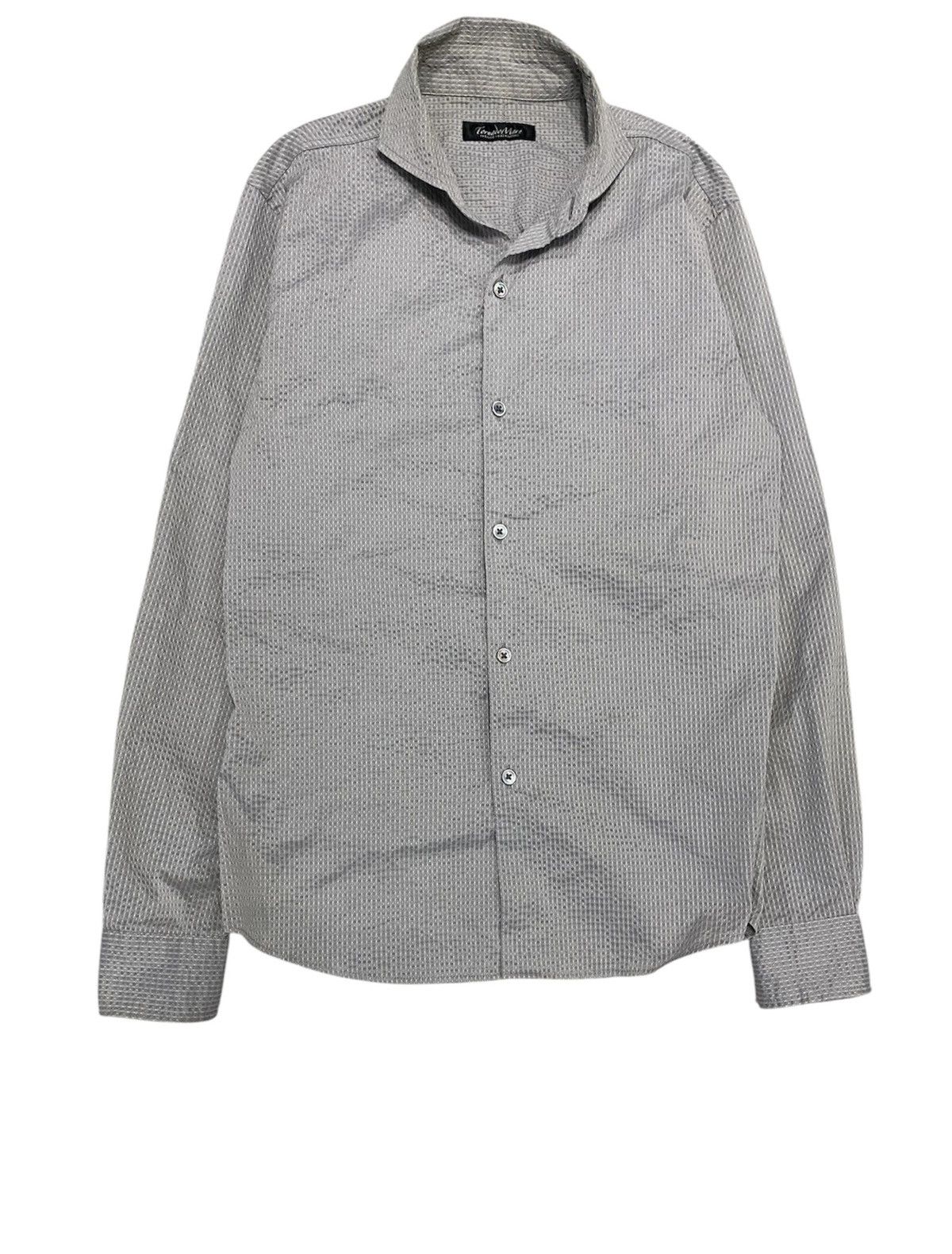 Tornado Mart 2000s Wrinkle Texture lights button up Size US S / EU 44-46 / 1 - 1 Thumbnail