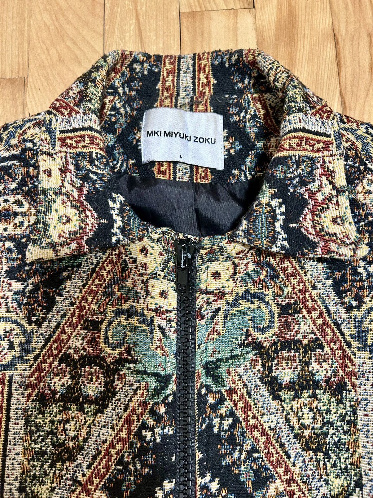 Mki Miyuki Zoku Tapestry Rider Jacket Size US L / EU 52-54 / 3 - 3 Thumbnail