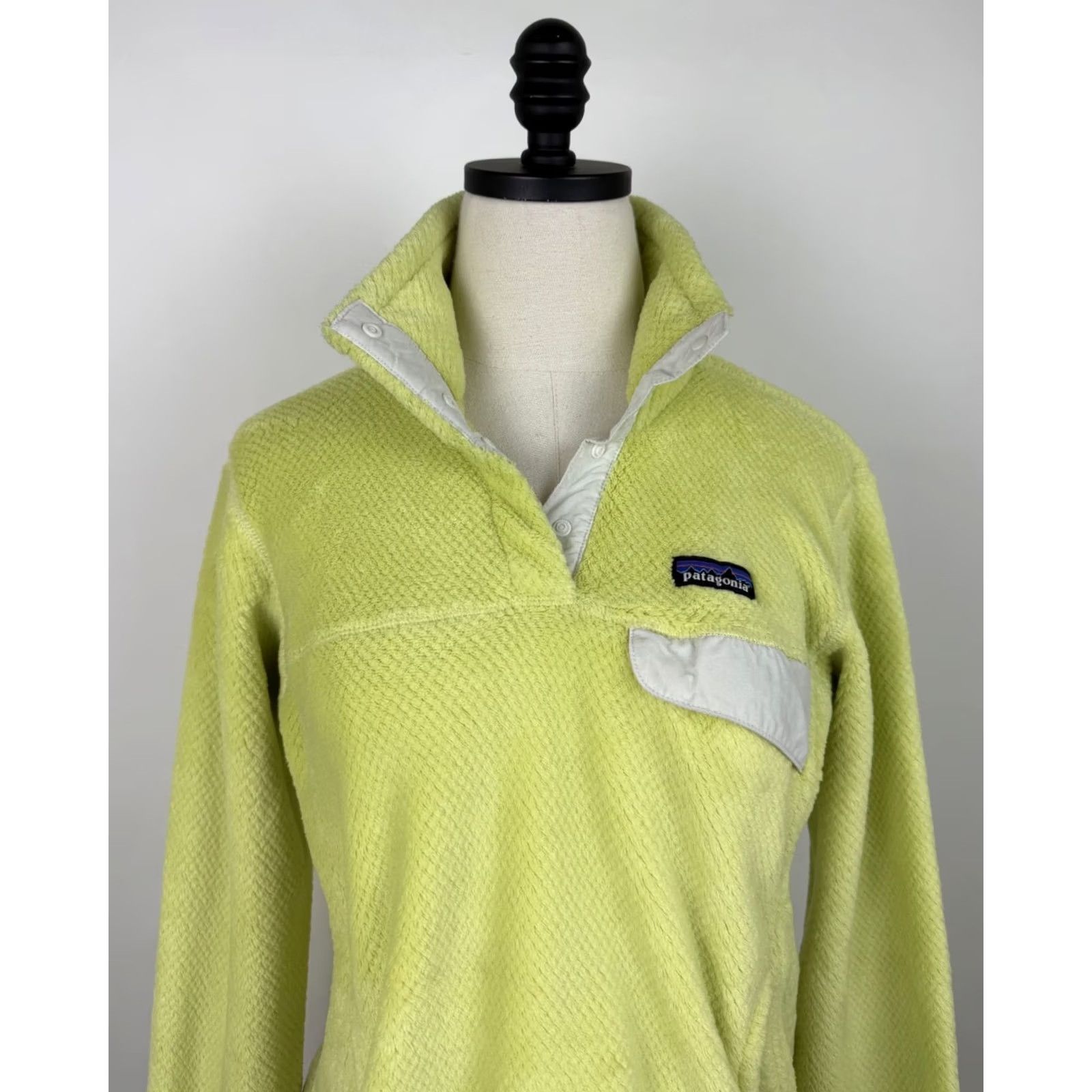 Patagonia Patagonia Fleece Pullover Womens Medium Shirt Womens Medium Yellow Pullover Pockets Autumn Outdoor 90s? Size M / US 6-8 / IT 42-44 - 3 Thumbnail